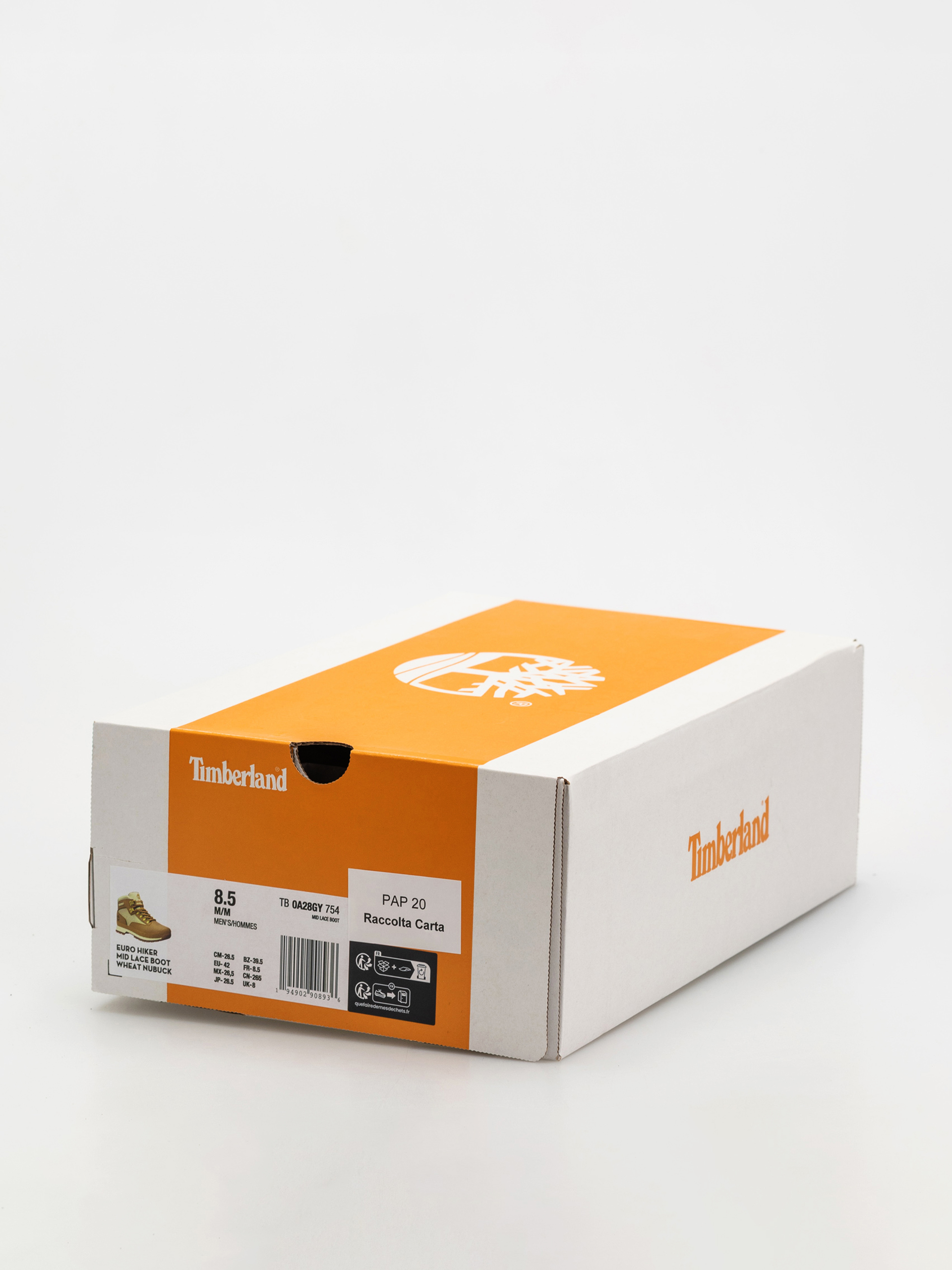 Зимове взуття Timberland Euro Hiker (wheat nubuck)