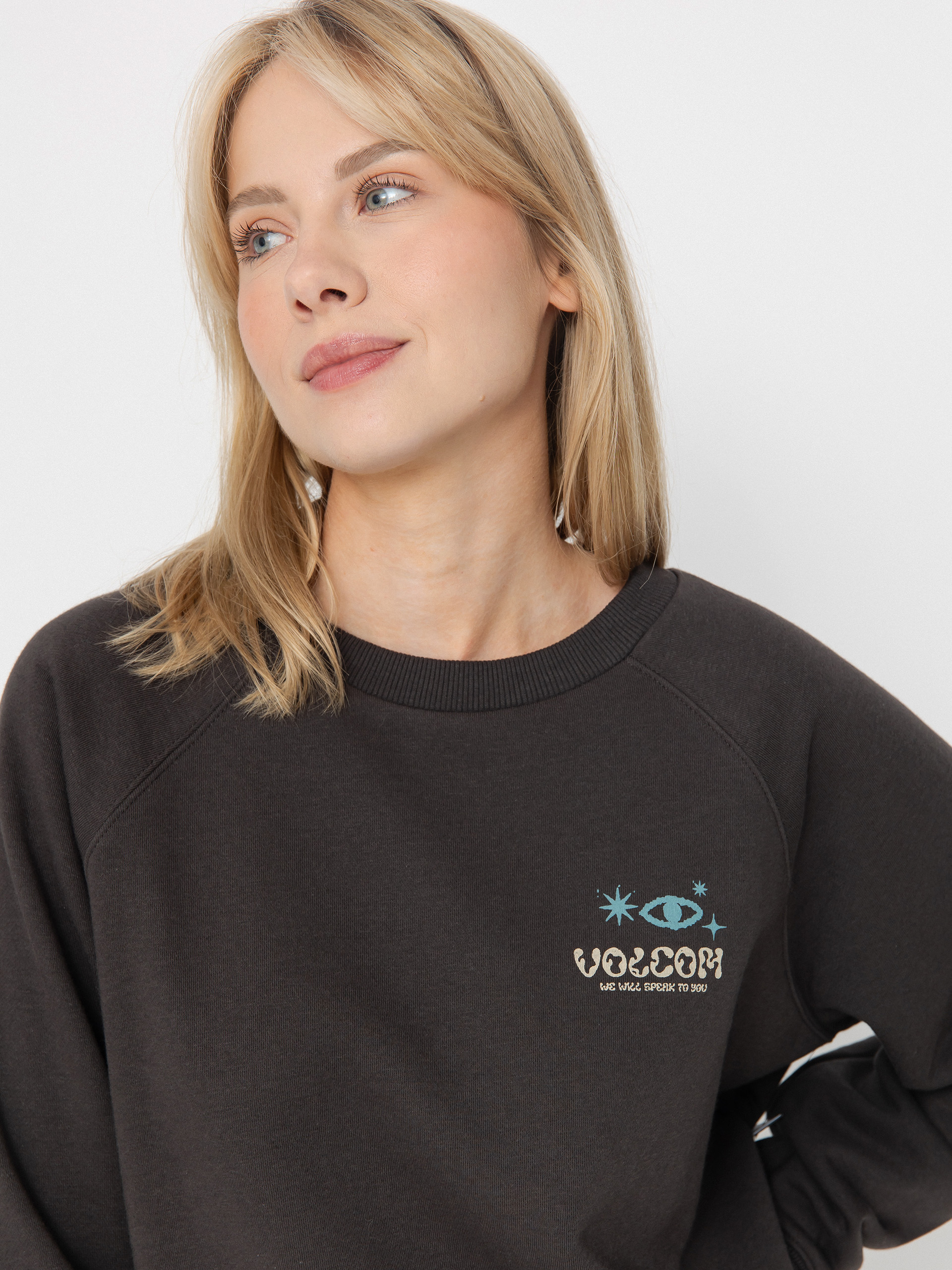 Світшот Volcom Fa F Rygalski Bf Crew Wmn (vintage black)