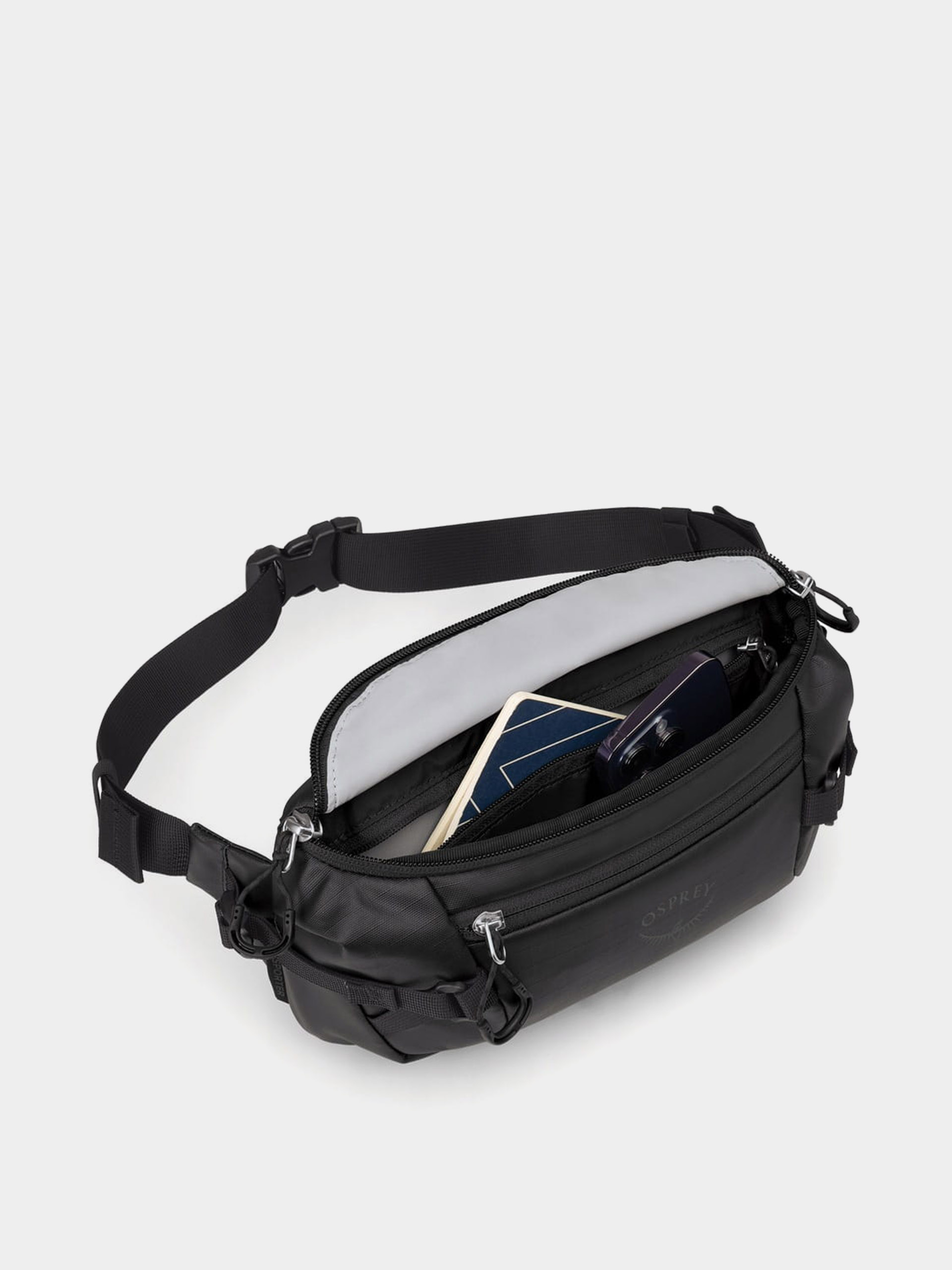 Сумка на пояс Osprey Transporter Waist (raven black/black)