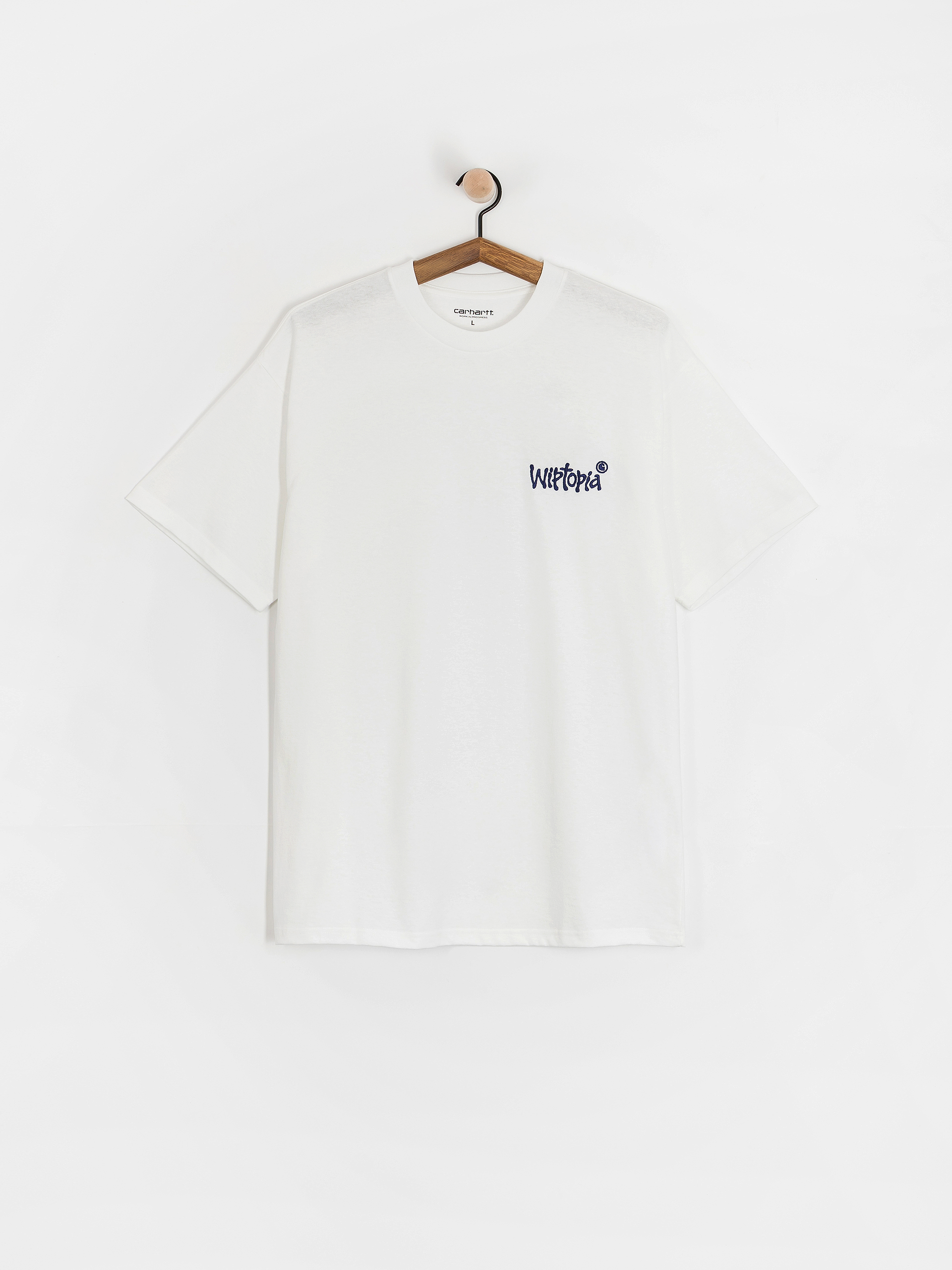 Футболка Carhartt WIP Wiptopia Script (white/blue)