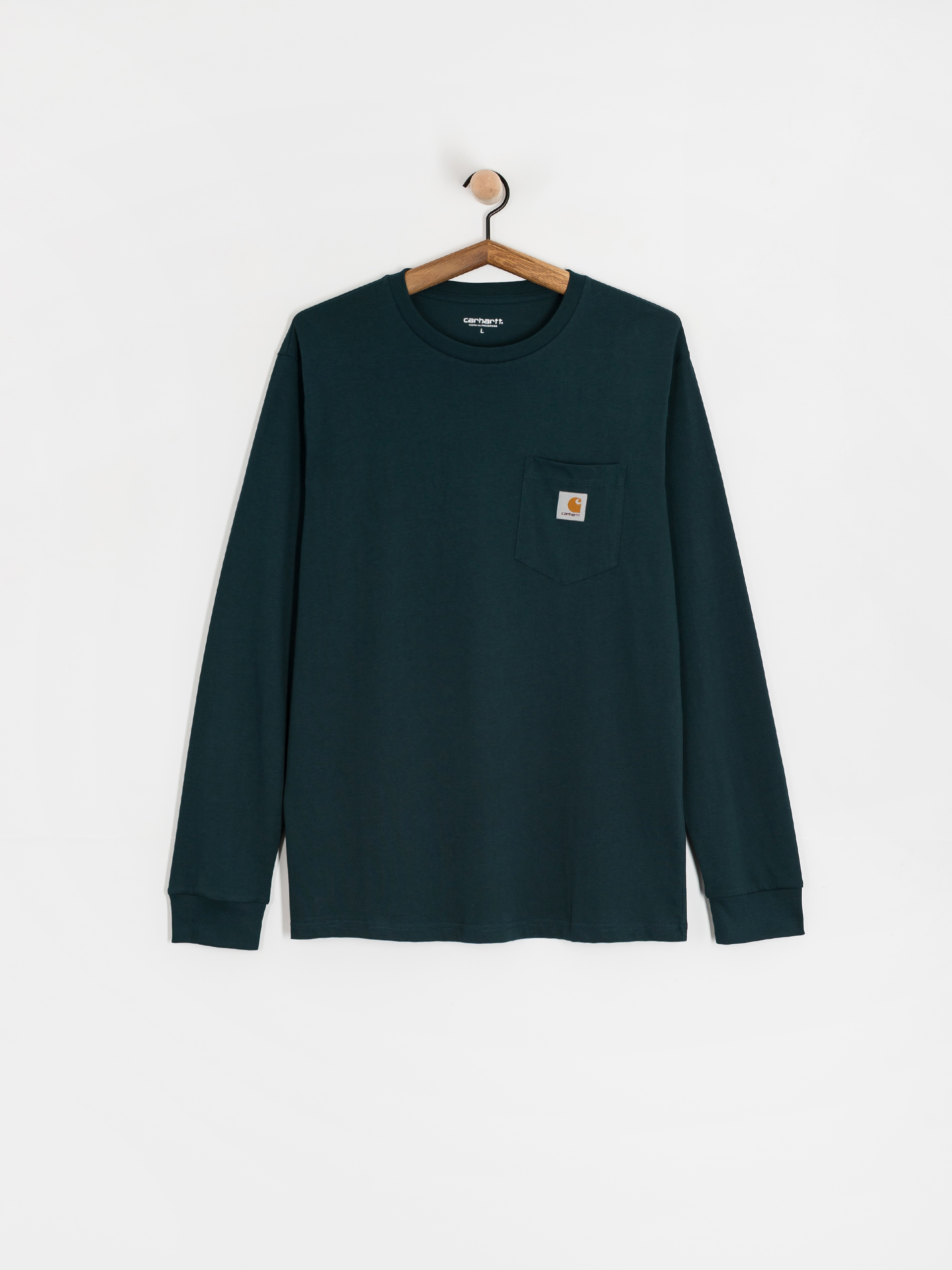 Лонгслів Carhartt WIP Pocket (deep lagoon)