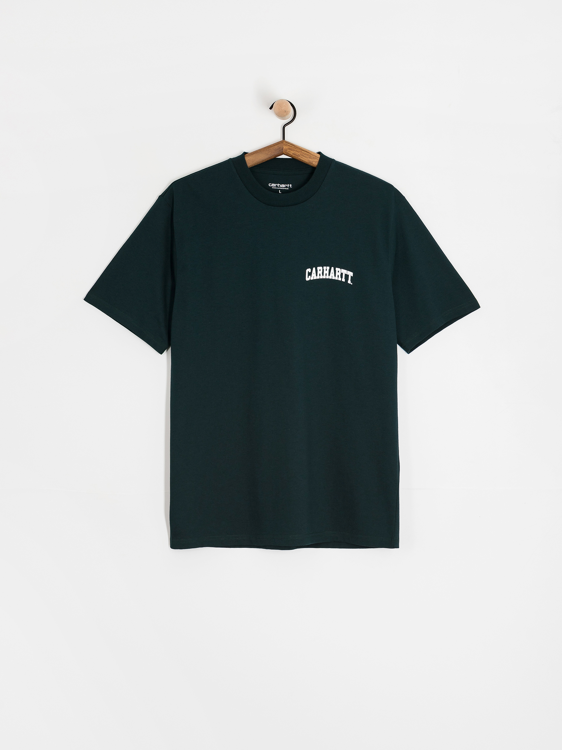 Футболка Carhartt WIP University Script (deep lagoon/white)