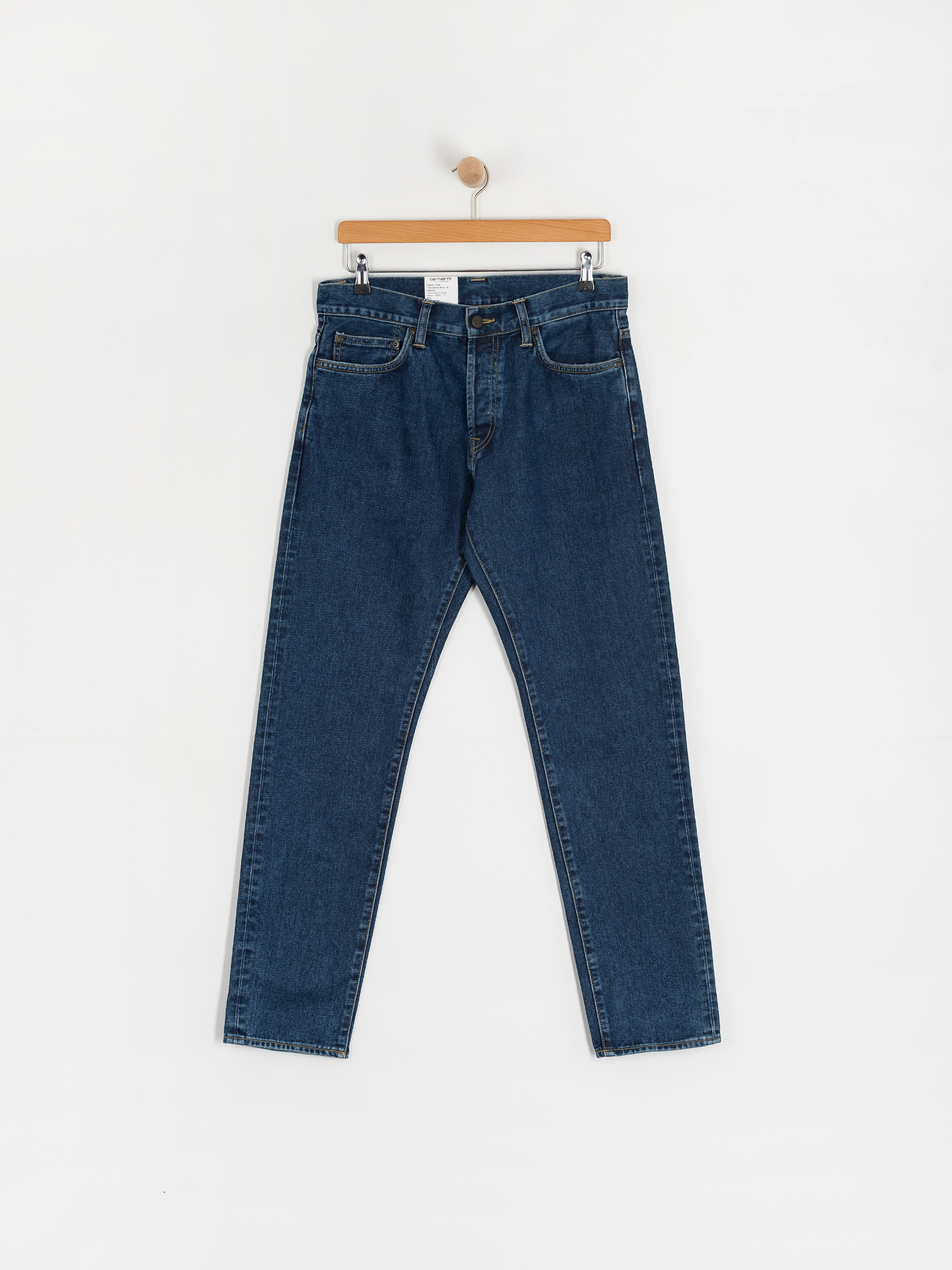 Штани Carhartt WIP Klondike (blue/stone washed)