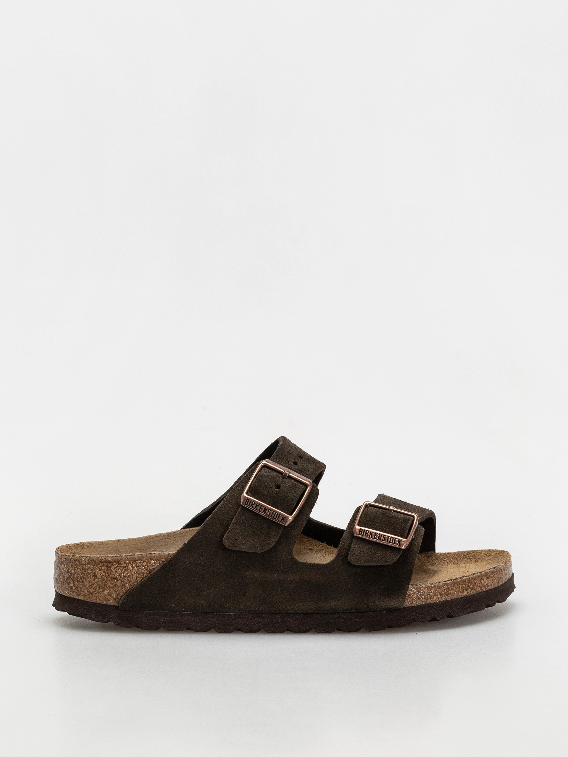 u0428u043bu044cu043eu043fu0430u043du0446u0456 Birkenstock Arizona Suede Leather Narrow Wmn (mocca)