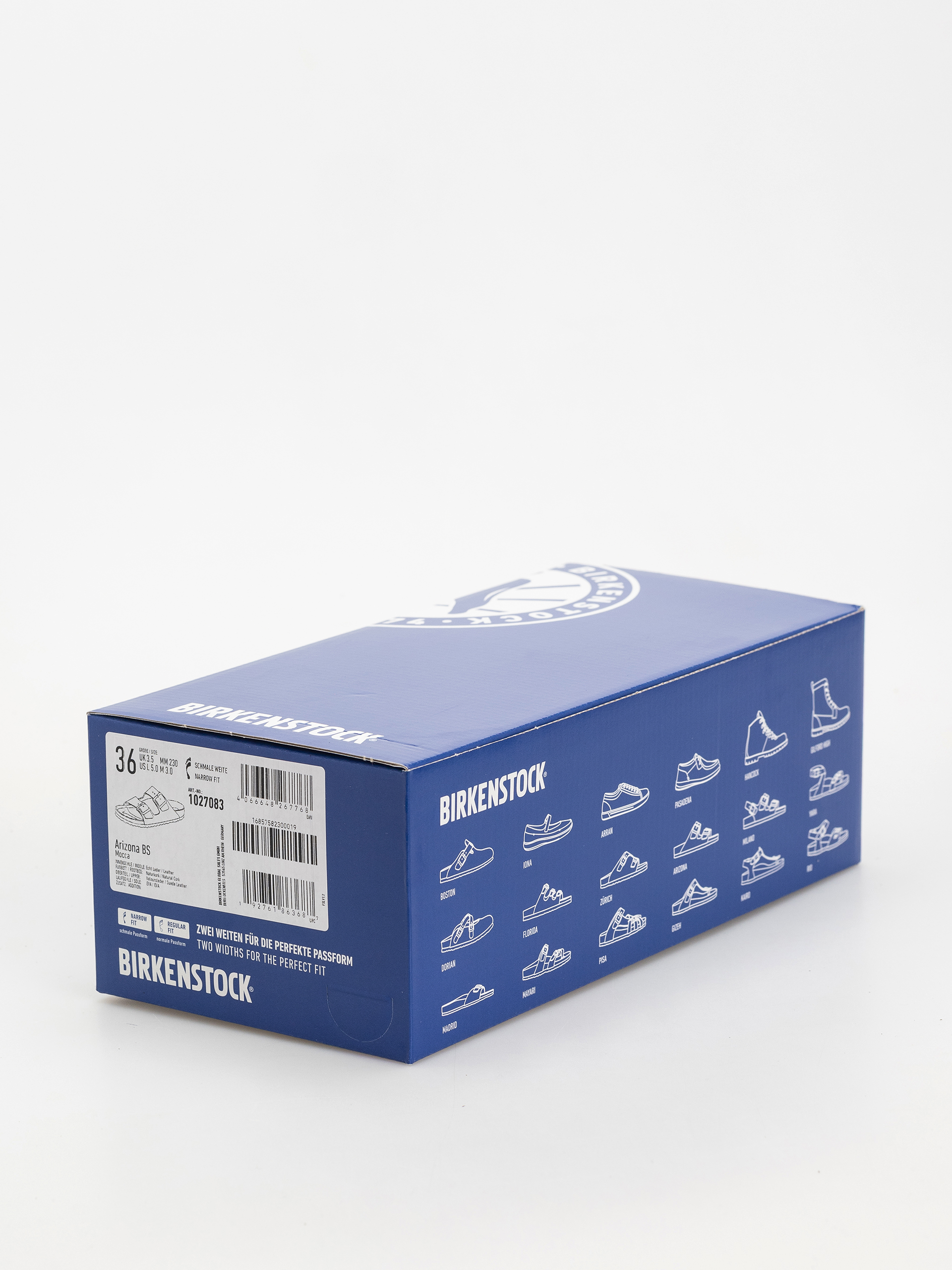 Шльопанці Birkenstock Arizona Suede Leather Narrow Wmn (mocca)