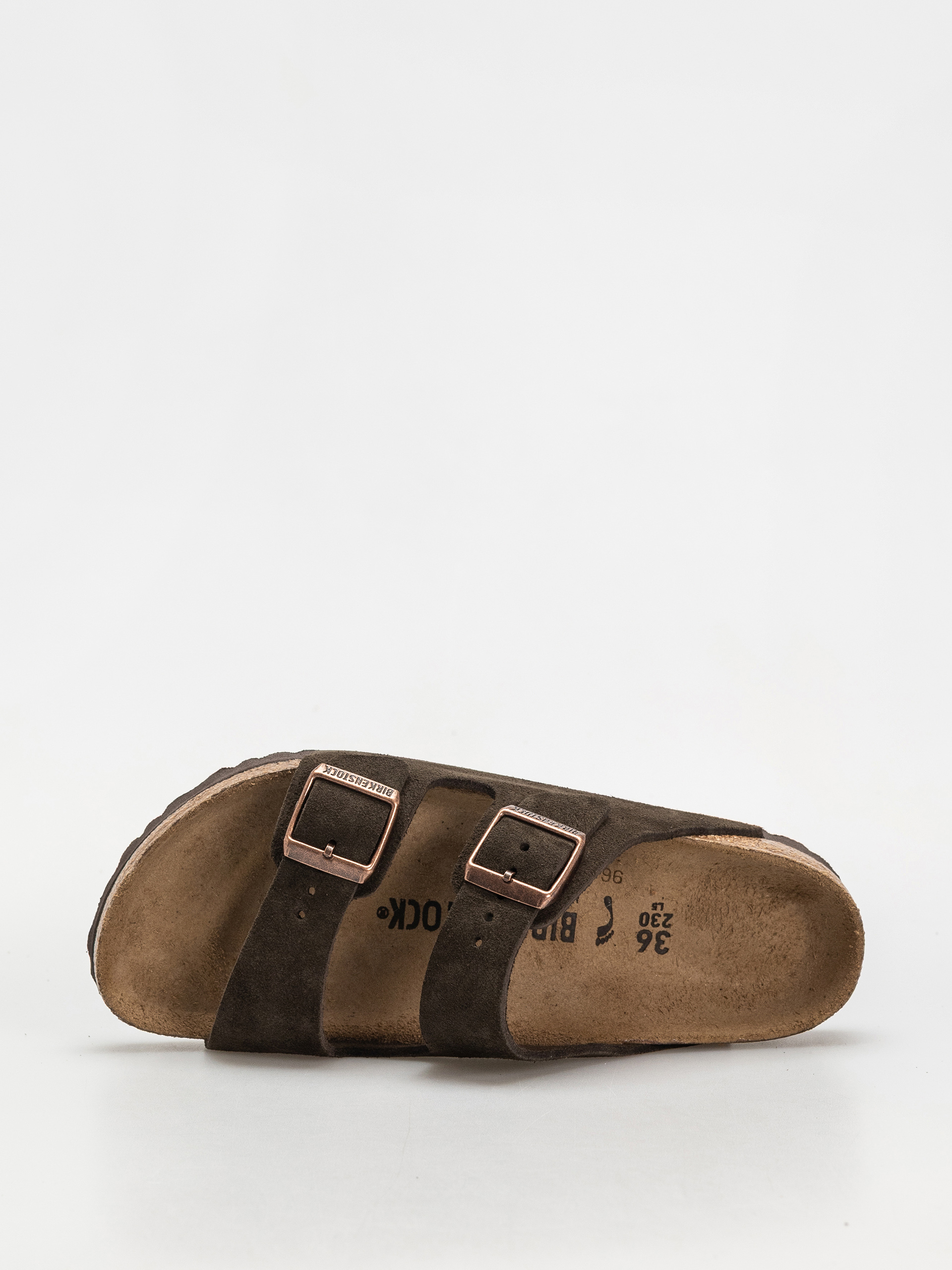 Шльопанці Birkenstock Arizona Suede Leather Narrow Wmn (mocca)