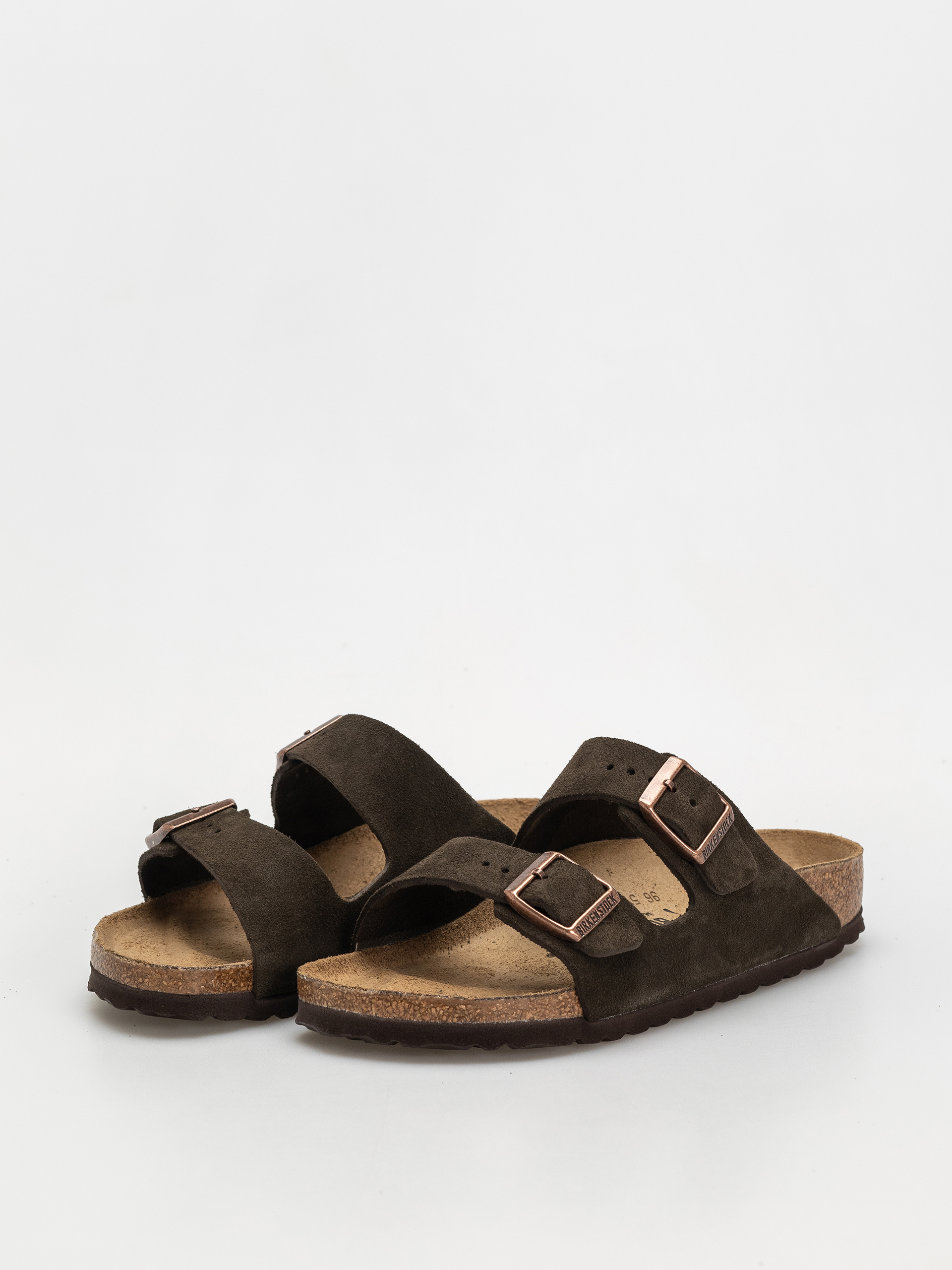 Шльопанці Birkenstock Arizona Suede Leather Narrow Wmn (mocca)