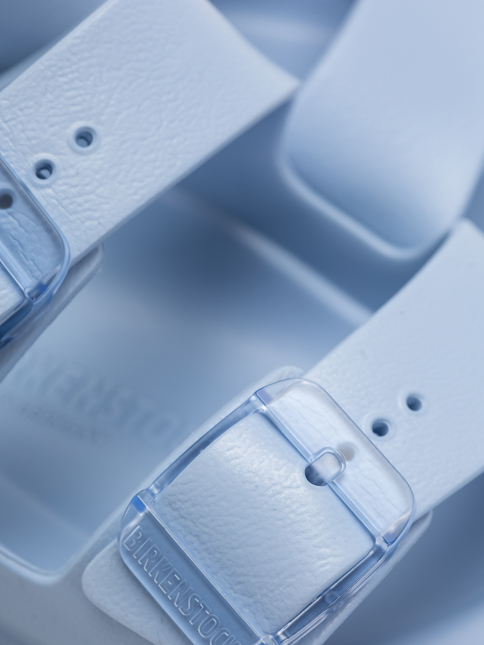 Шльопанці Birkenstock Arizona Stealth Buckle EVA Narrow Wmn (dusty blue)