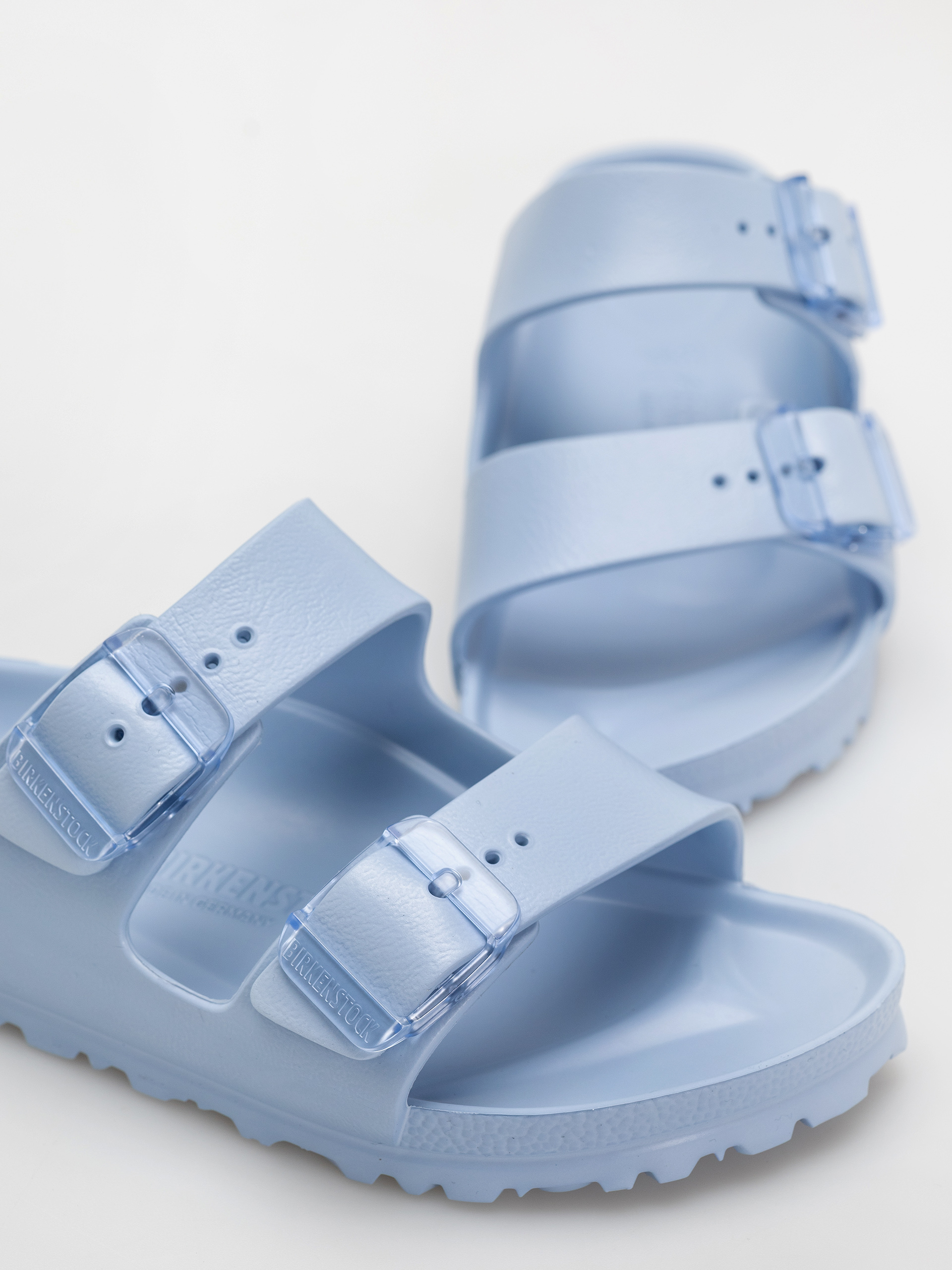 Шльопанці Birkenstock Arizona Stealth Buckle EVA Narrow Wmn (dusty blue)