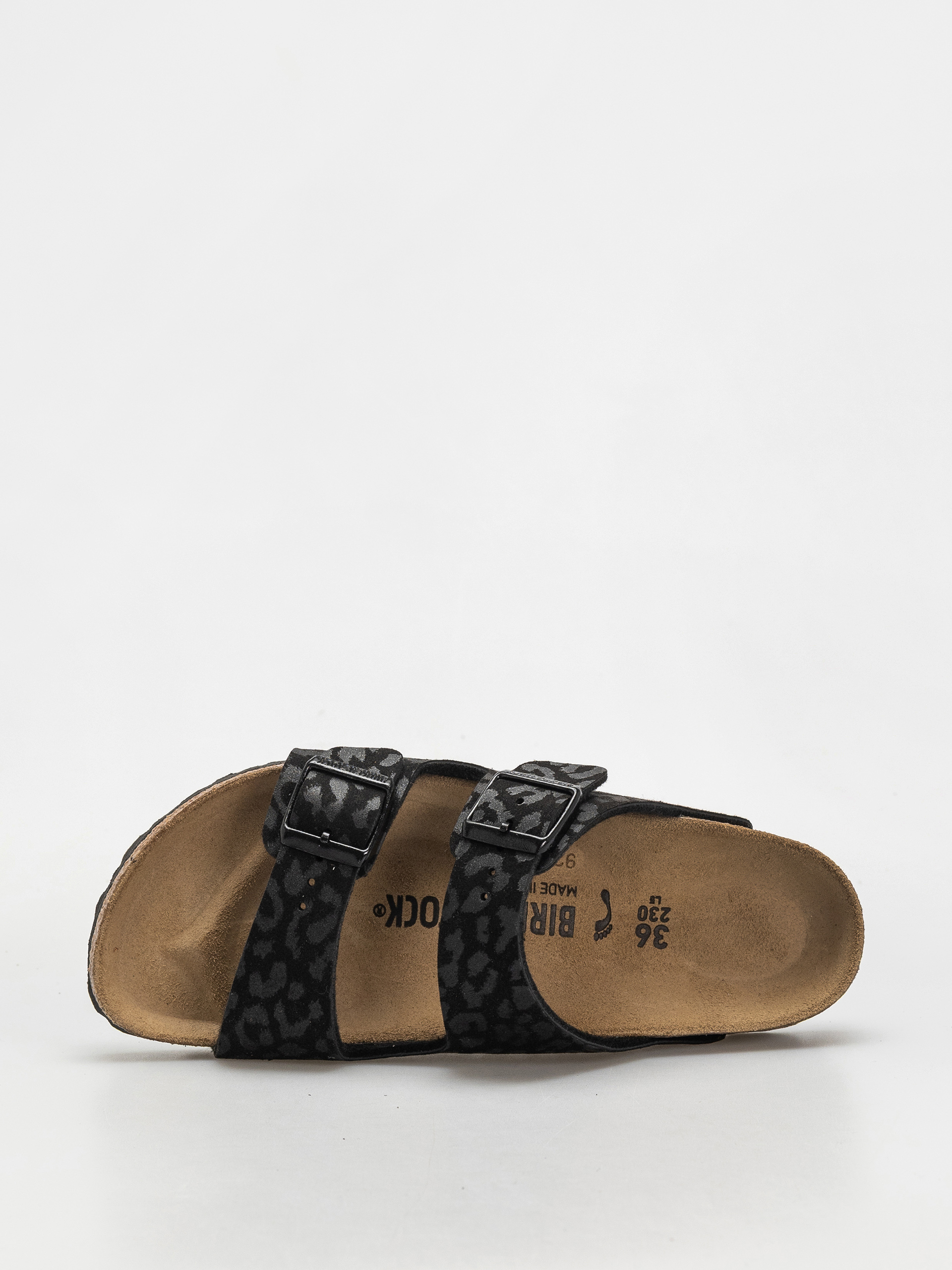 Шльопанці Birkenstock Arizona Synthetics Narrow Wmn (leo black)