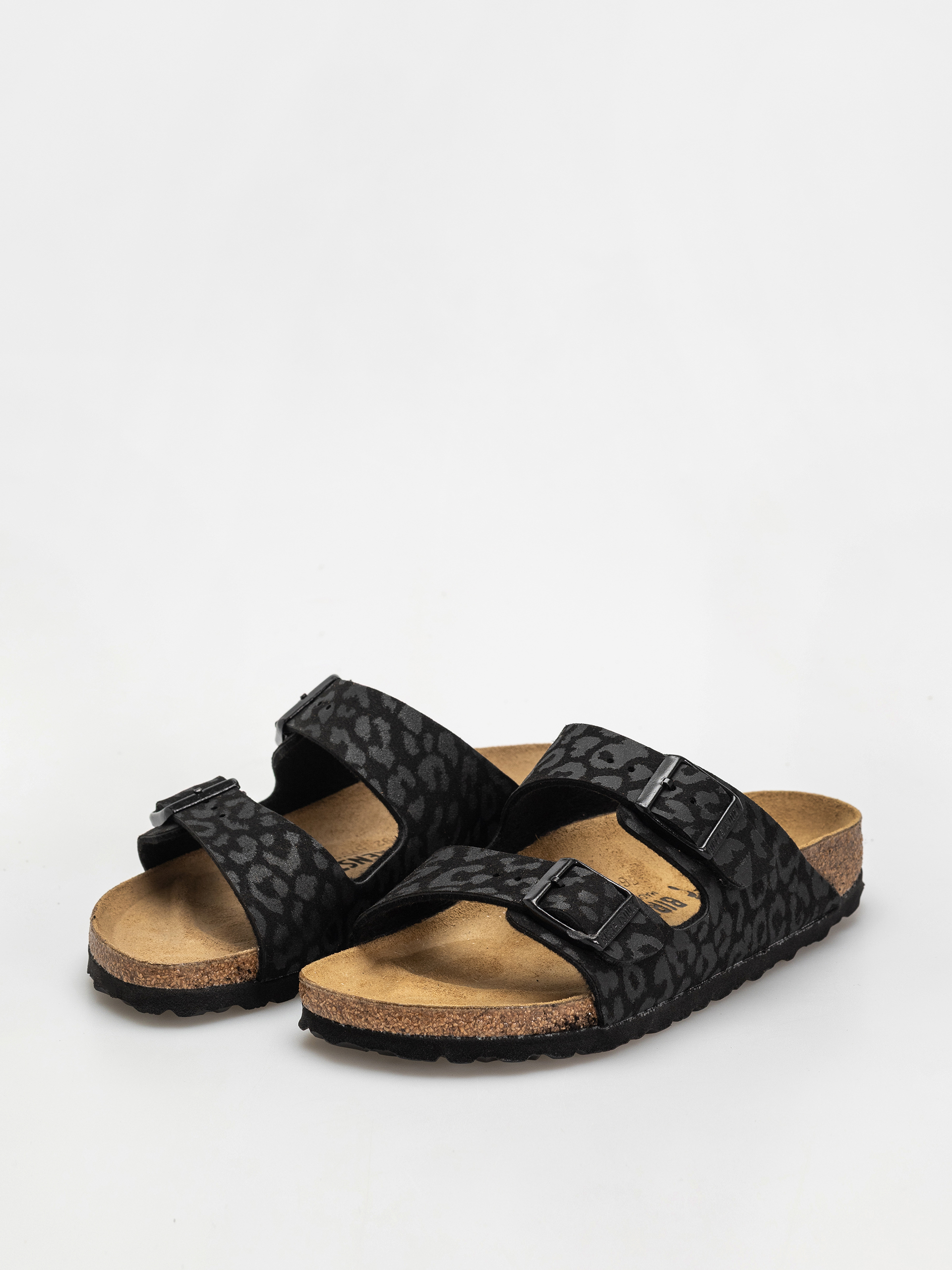 Шльопанці Birkenstock Arizona Synthetics Narrow Wmn (leo black)