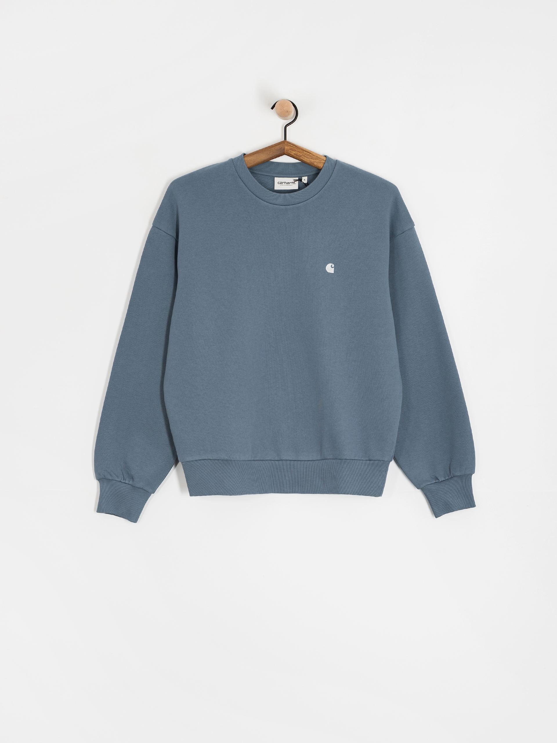 Світшот Carhartt WIP Casey Wmn (angelite/silver)