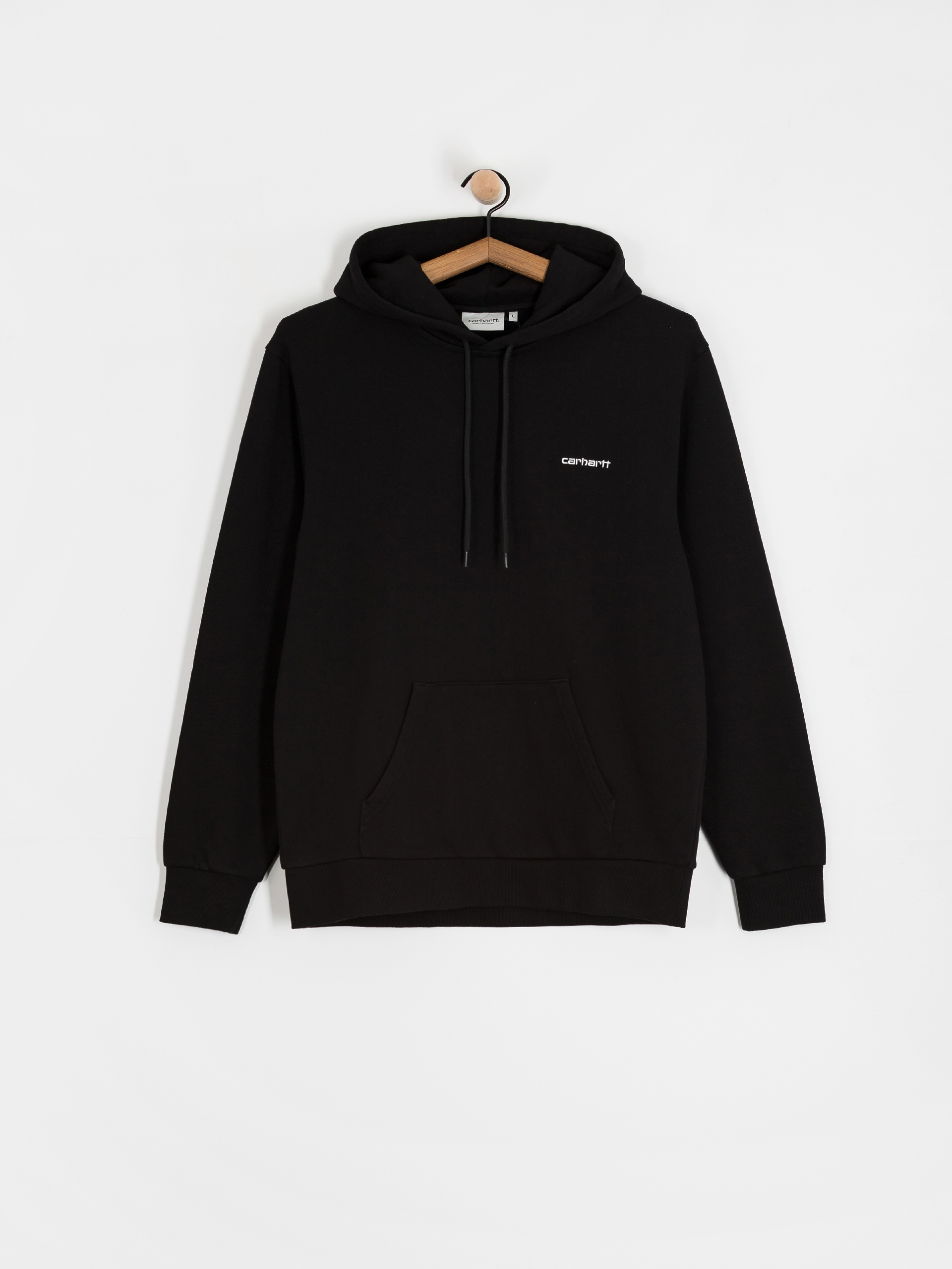 Худі Carhartt WIP Script Embroidery HD (black/white)