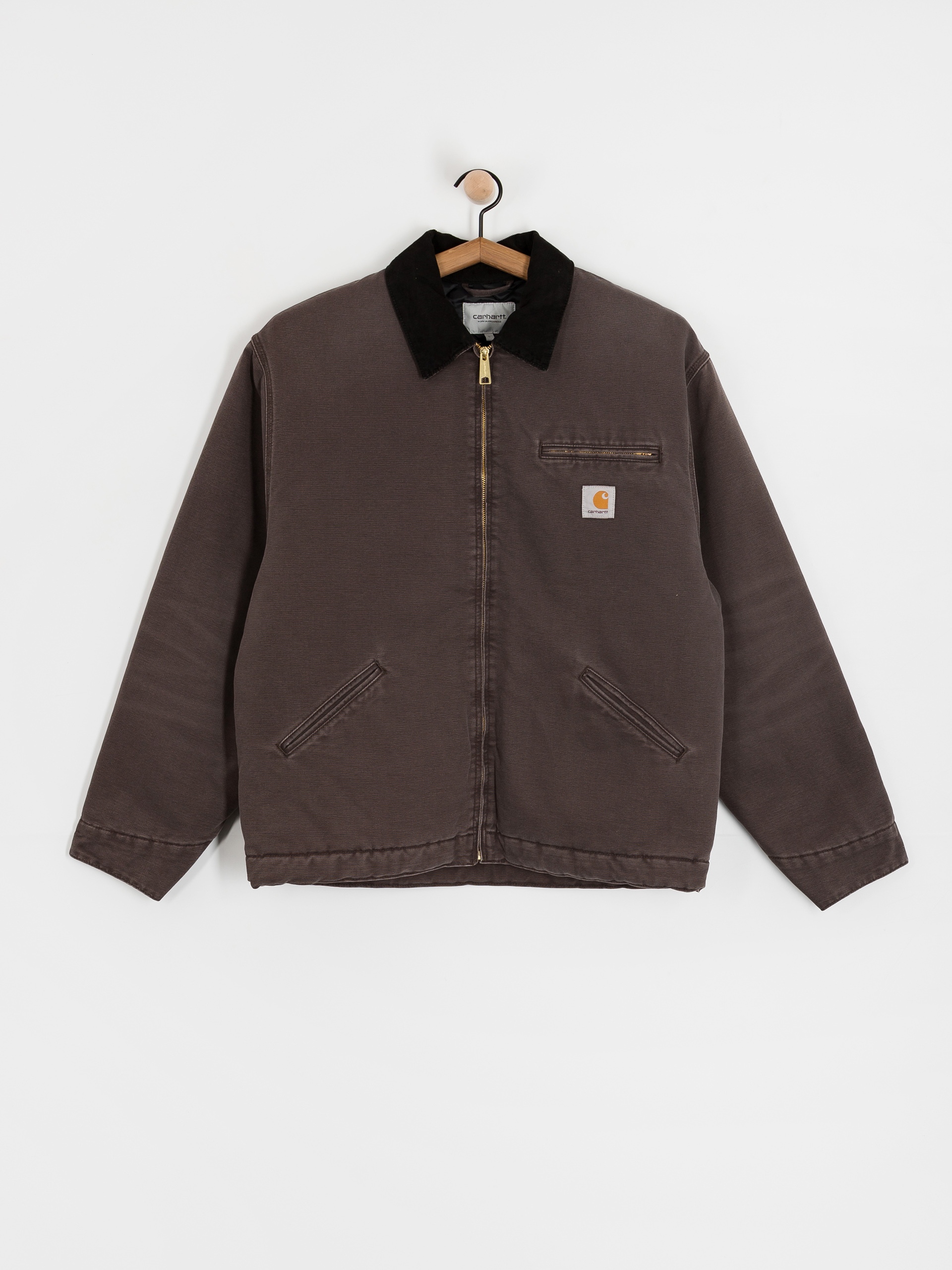 Куртка Carhartt WIP OG Detroit (tobacco/black/stone canvas)