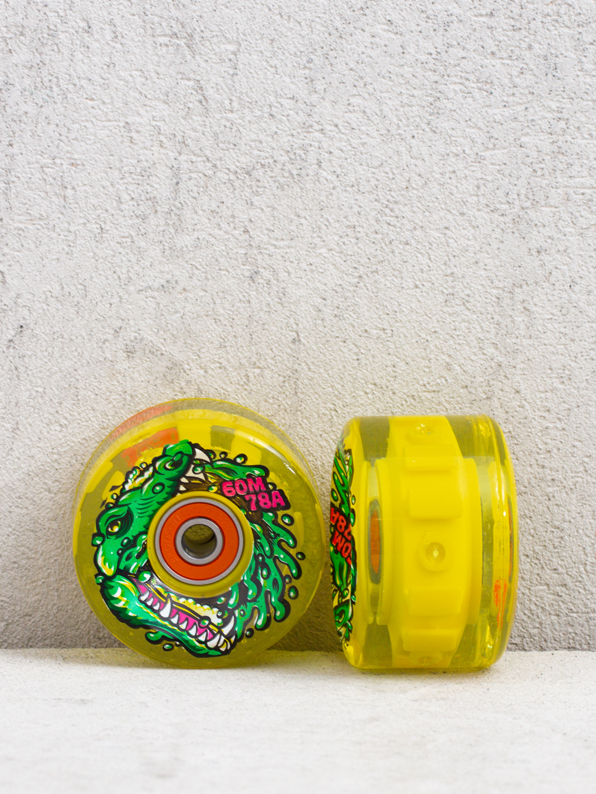 Колеса Slime Balls Gator Swamp Spew Light Ups 78A (slime yellow)