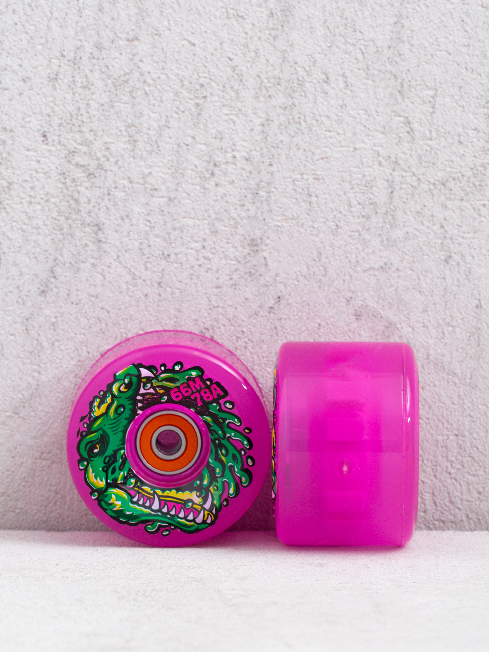 Колеса Slime Balls Gator Swamp Spew Light Ups 78A (slime pink)