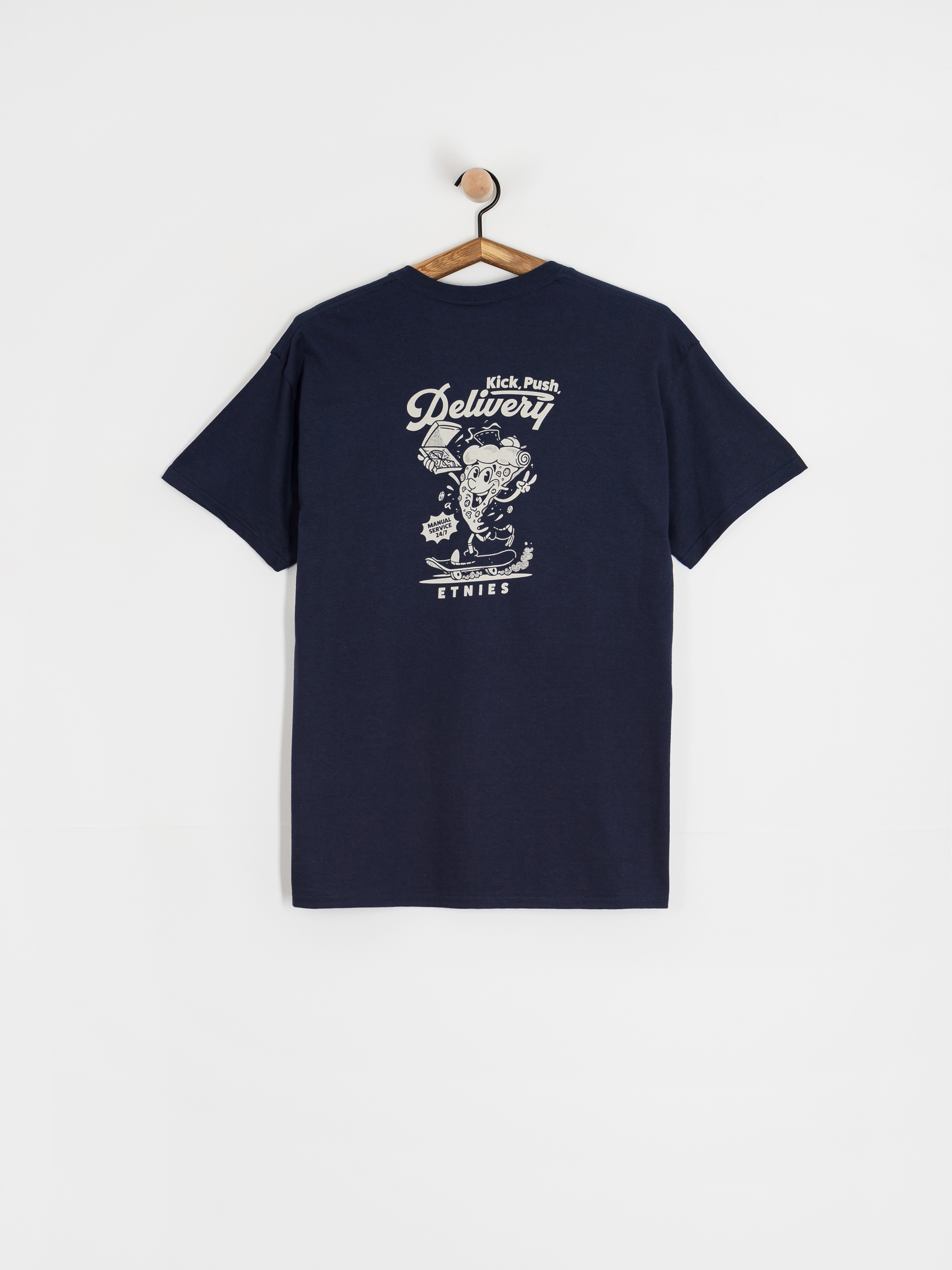 Футболка Etnies Kick Push (navy/tan)