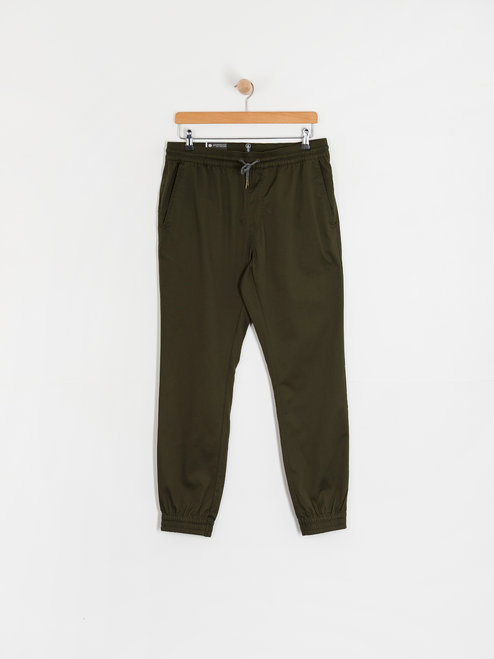 Штани Volcom Frickin Slim Jogger (dark green)