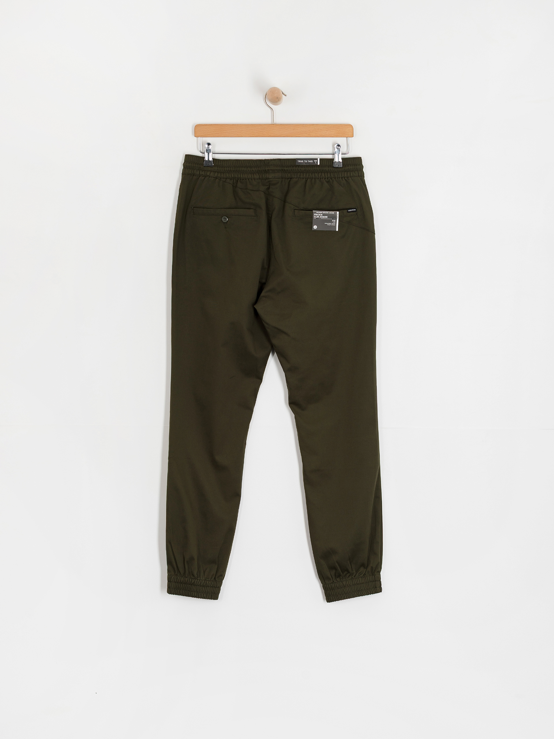 Штани Volcom Frickin Slim Jogger (dark green)
