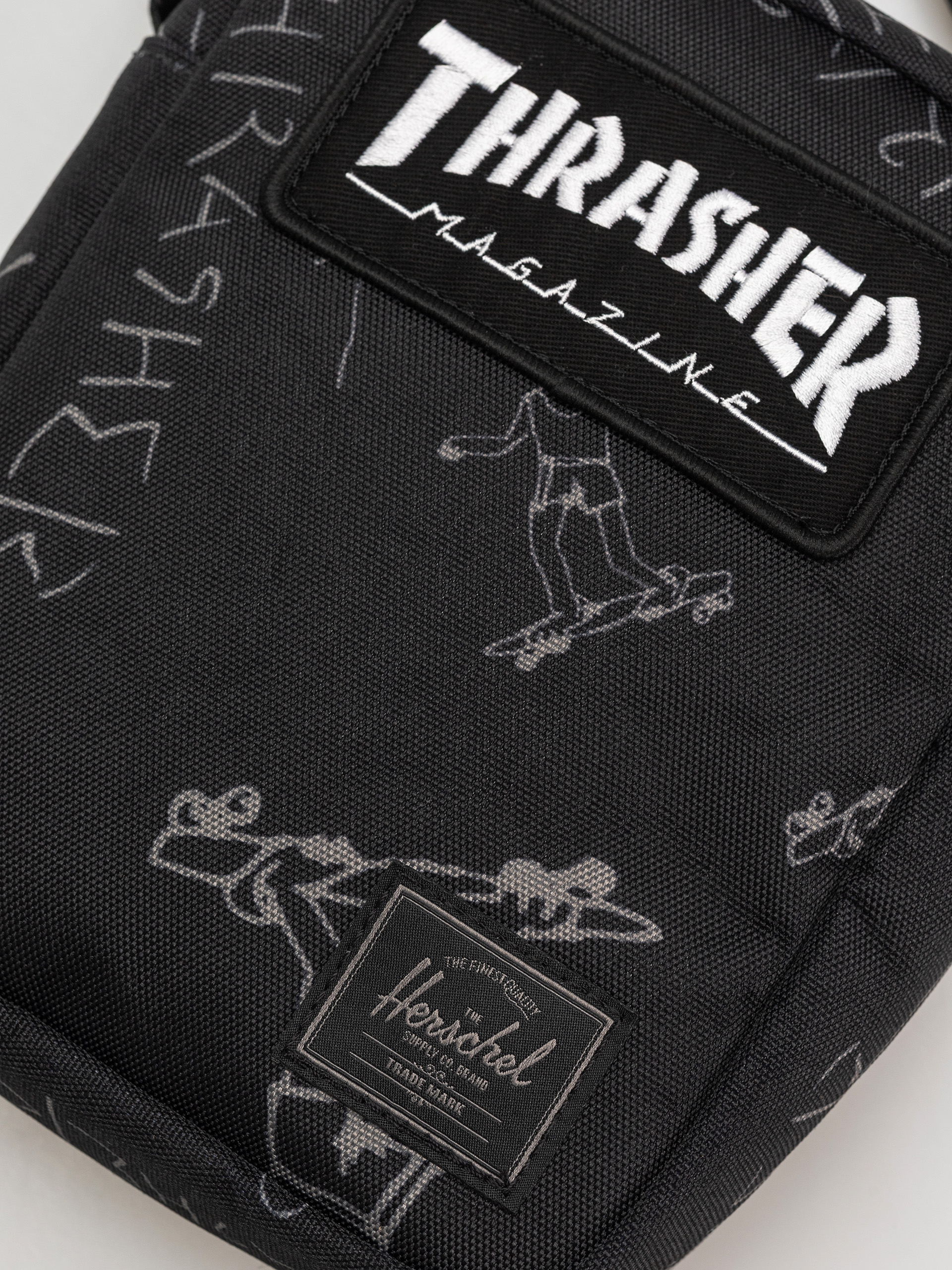 Сумка Herschel Supply Co. X Thrasher Gonz Heritage Crossbody (black)