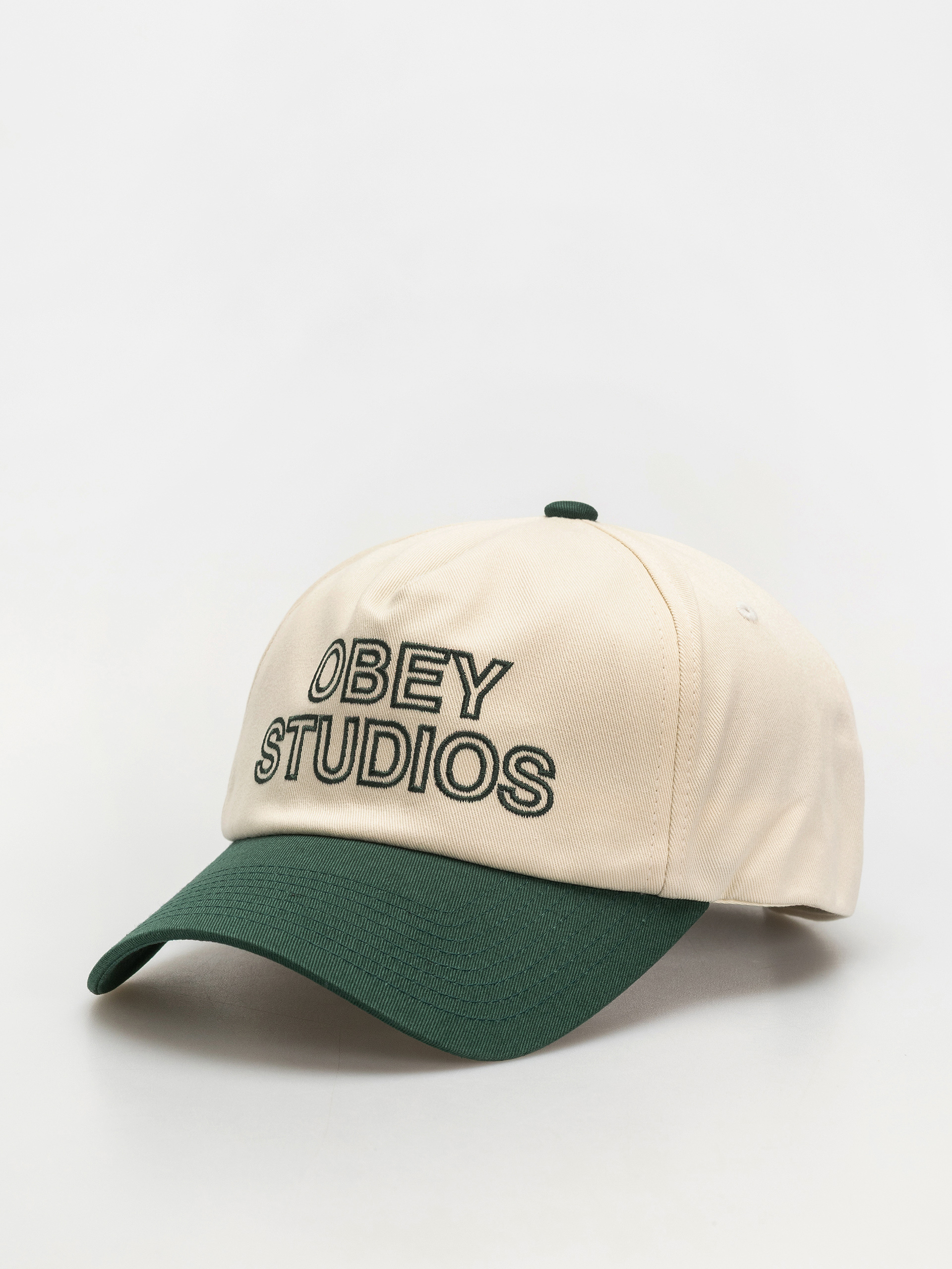 u041au0435u043fu043au0430 OBEY Obey Studios 5 Panel Strapback (unbleached multi)