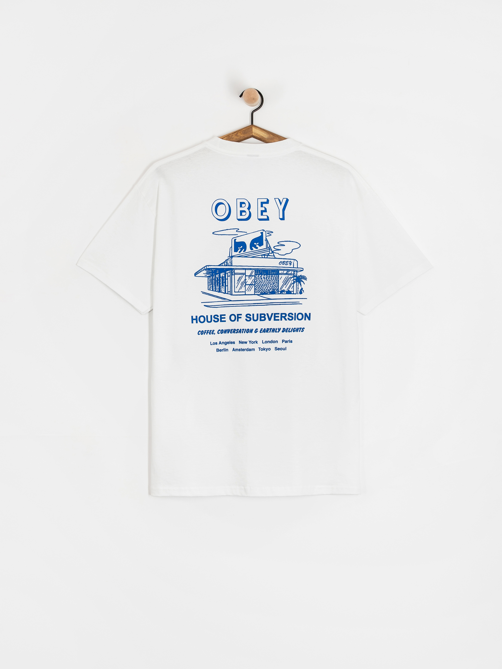 Футболка OBEY Obey House Of Subversion (white)
