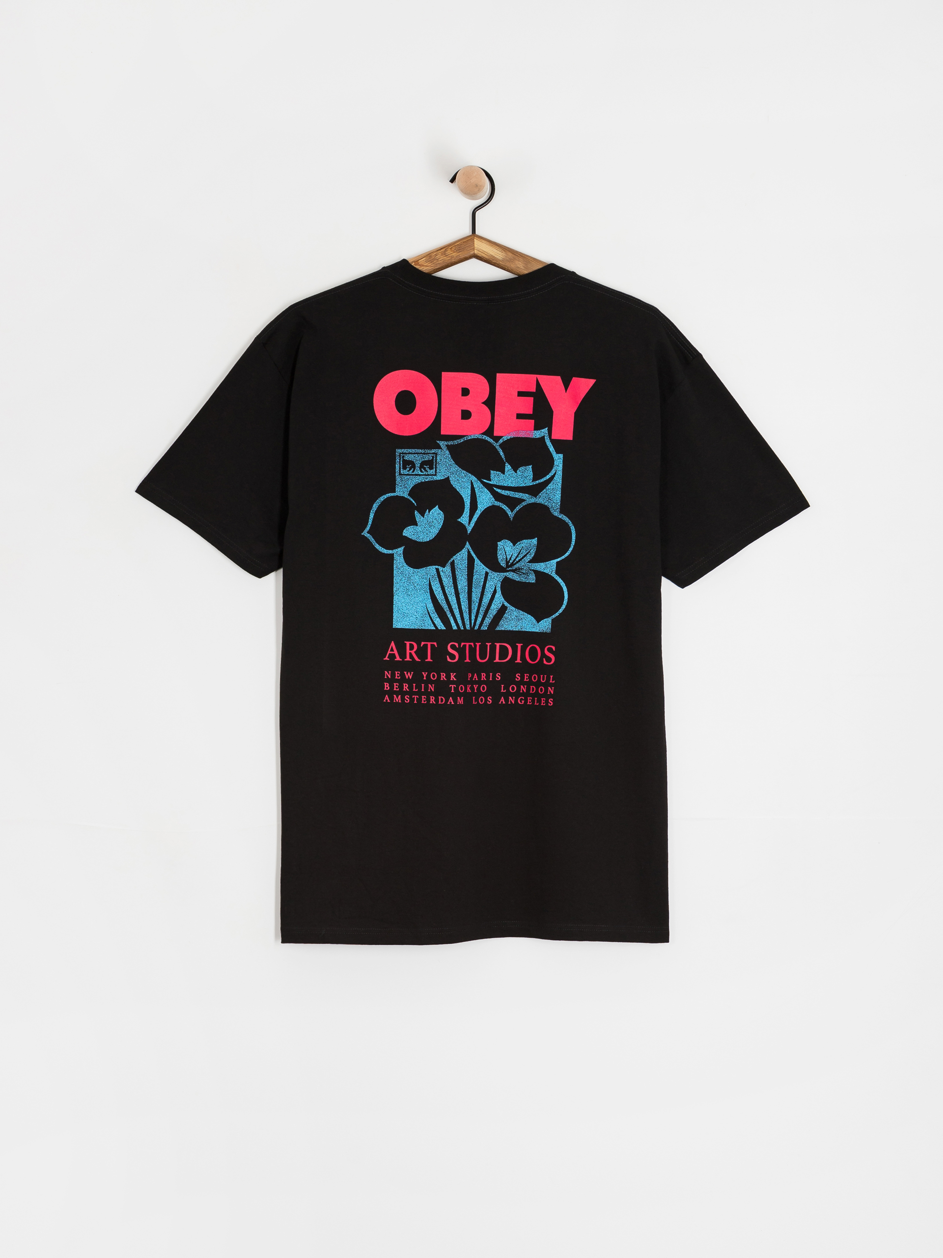 Футболка OBEY Obey Art Studio Flowers (black)