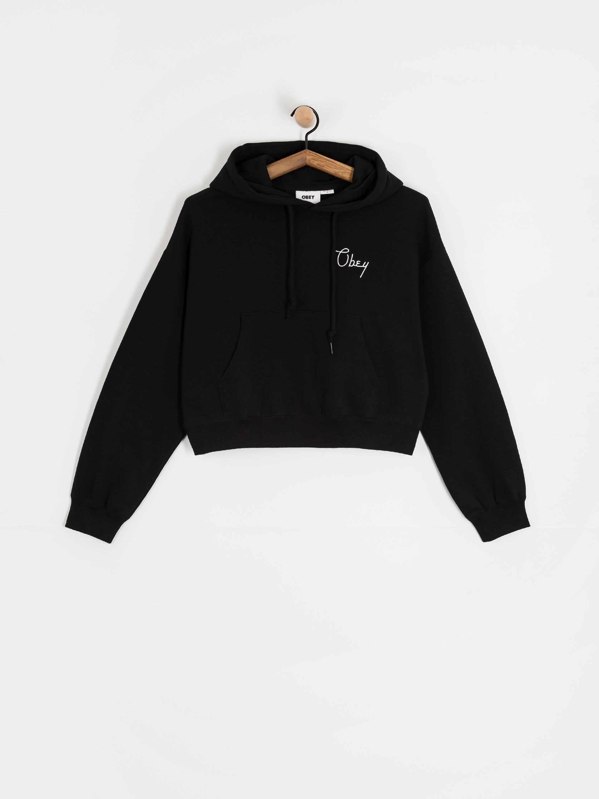 Худі OBEY Cities Cropped HD Wmn (black)