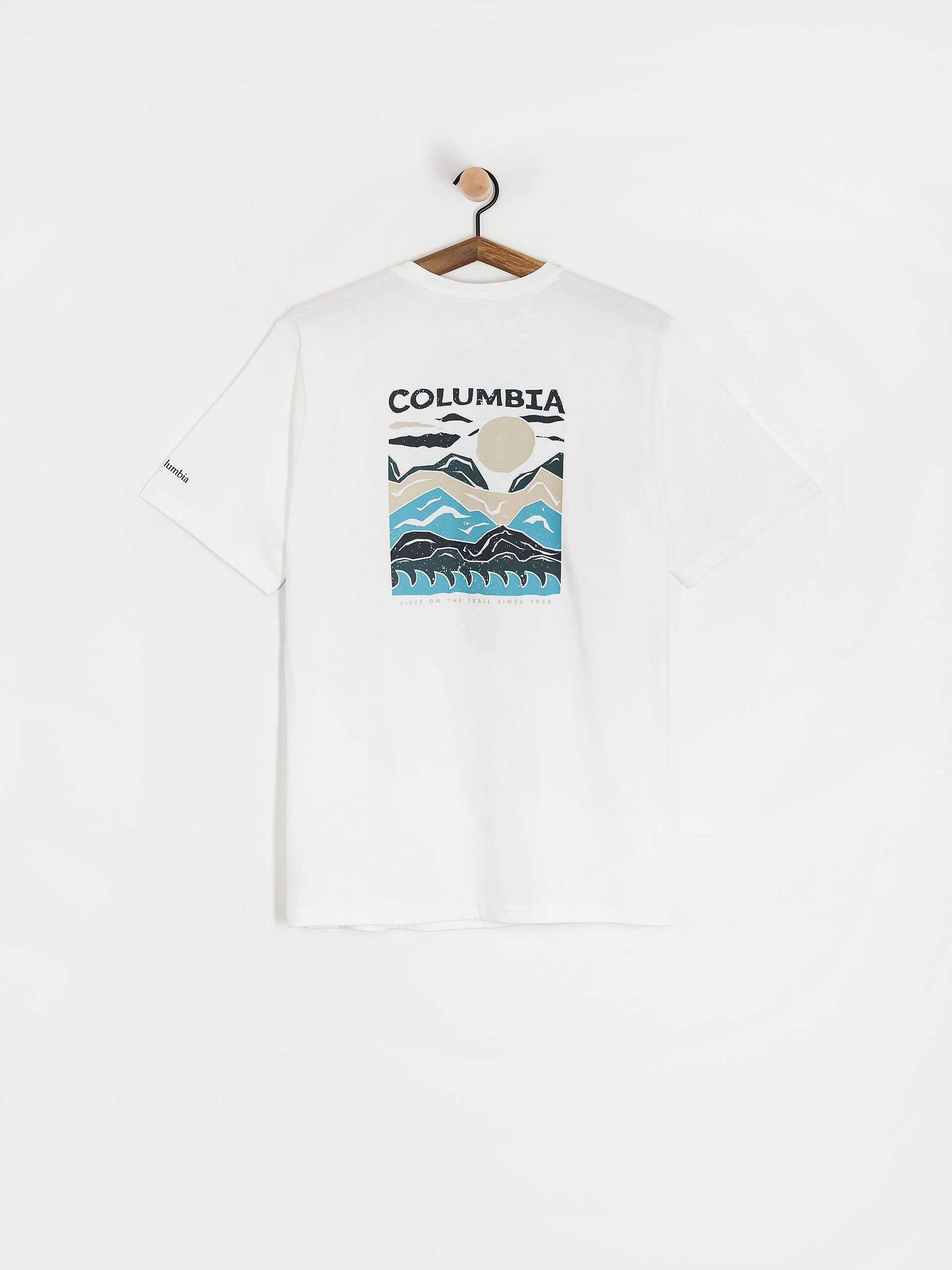 Футболка Columbia Explorers Canyon (white/peaks and waves)