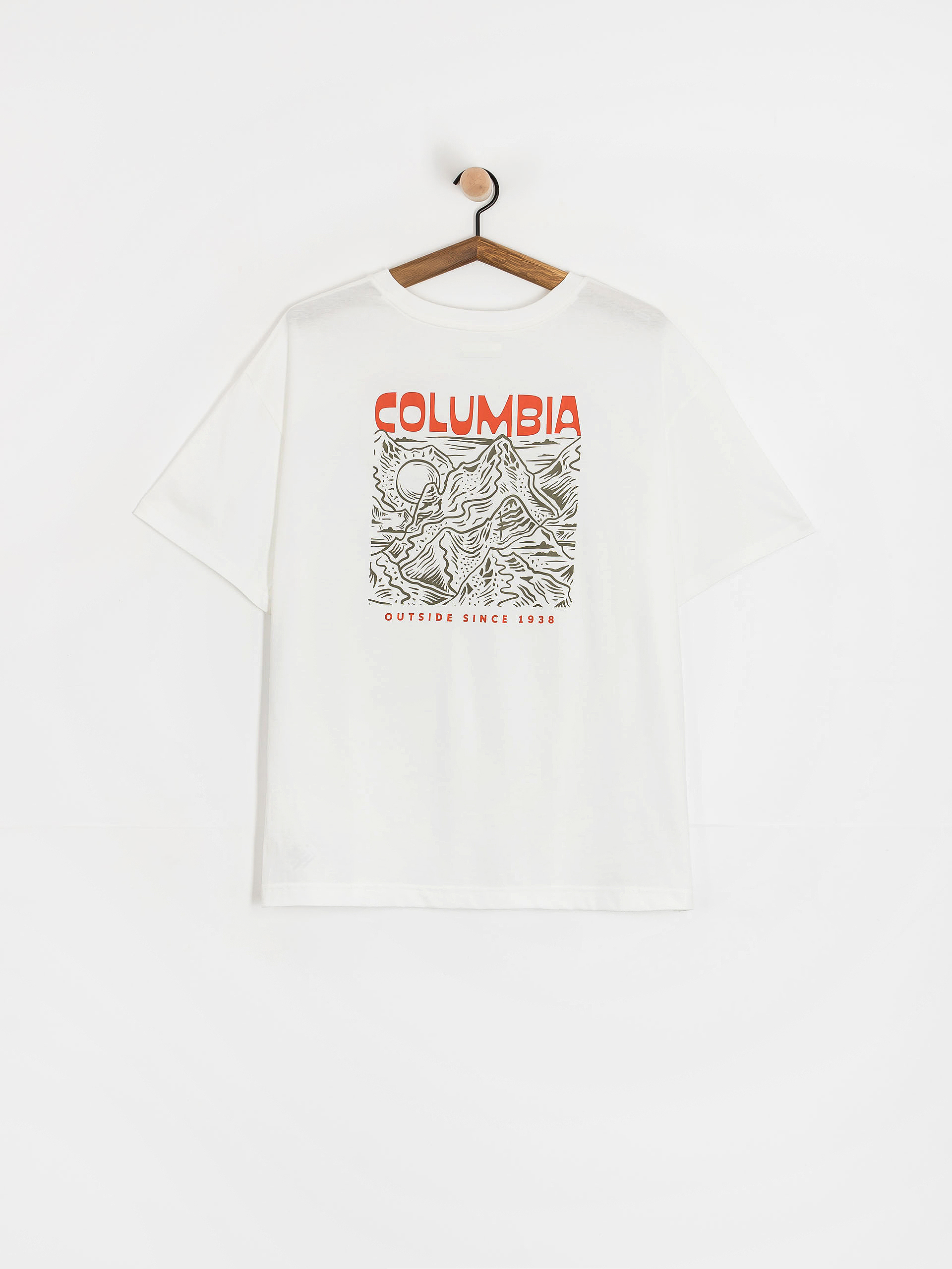 Футболка Columbia Rolling Bend Oversized (white/mountainview)