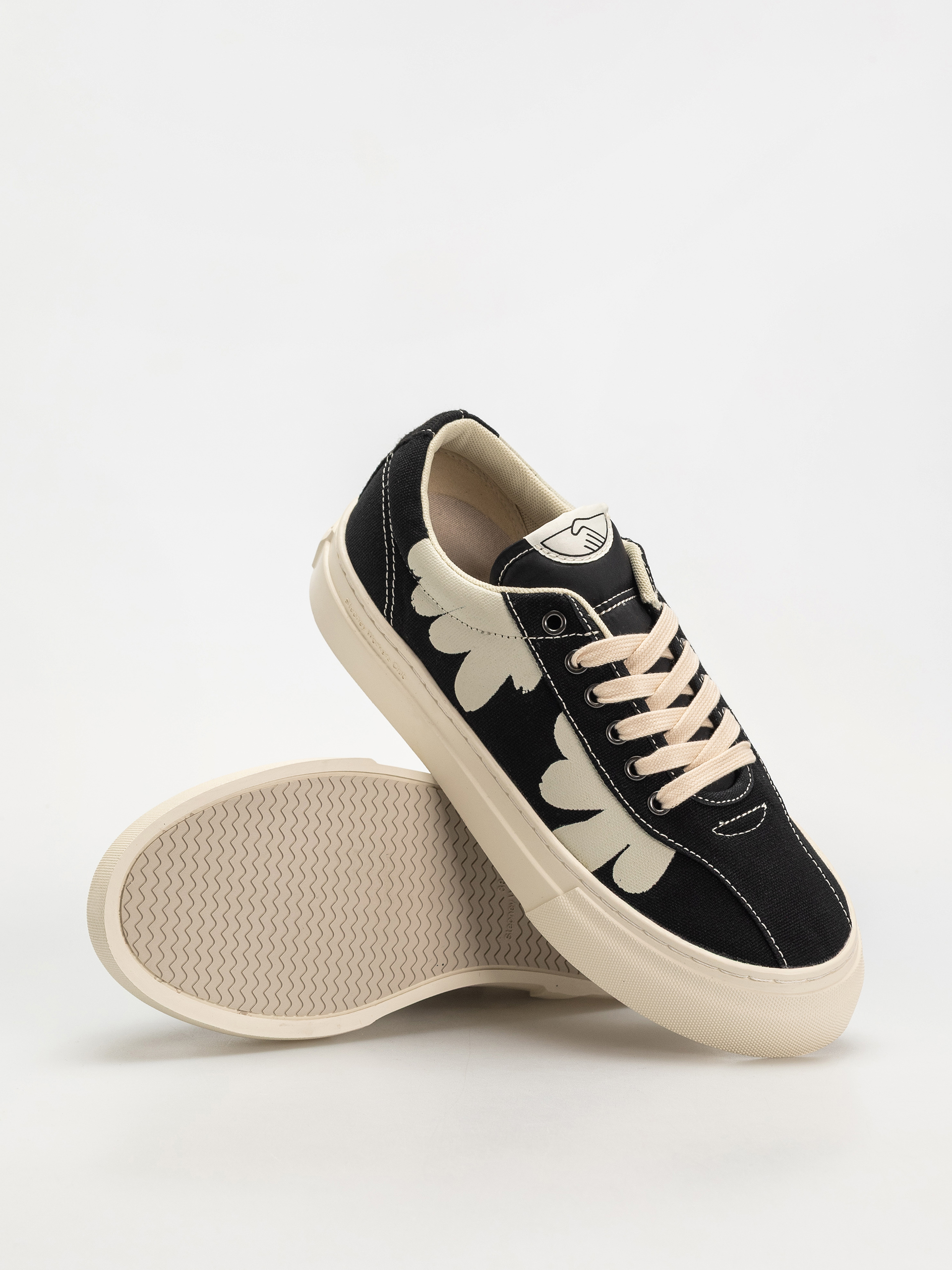 Взуття Stepney Workers Club Dellow (shroomhands canvas black/white)