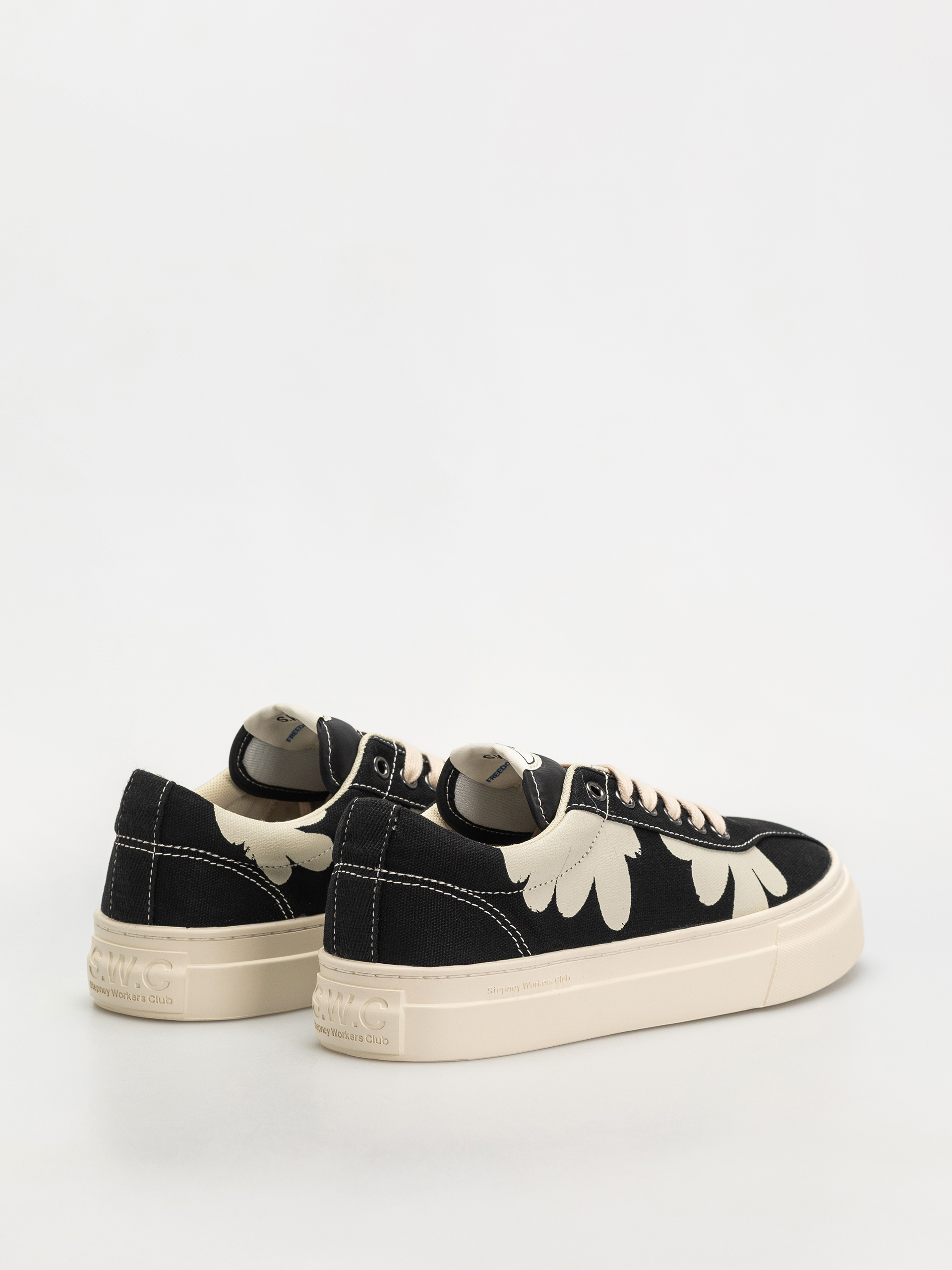 Взуття Stepney Workers Club Dellow (shroomhands canvas black/white)