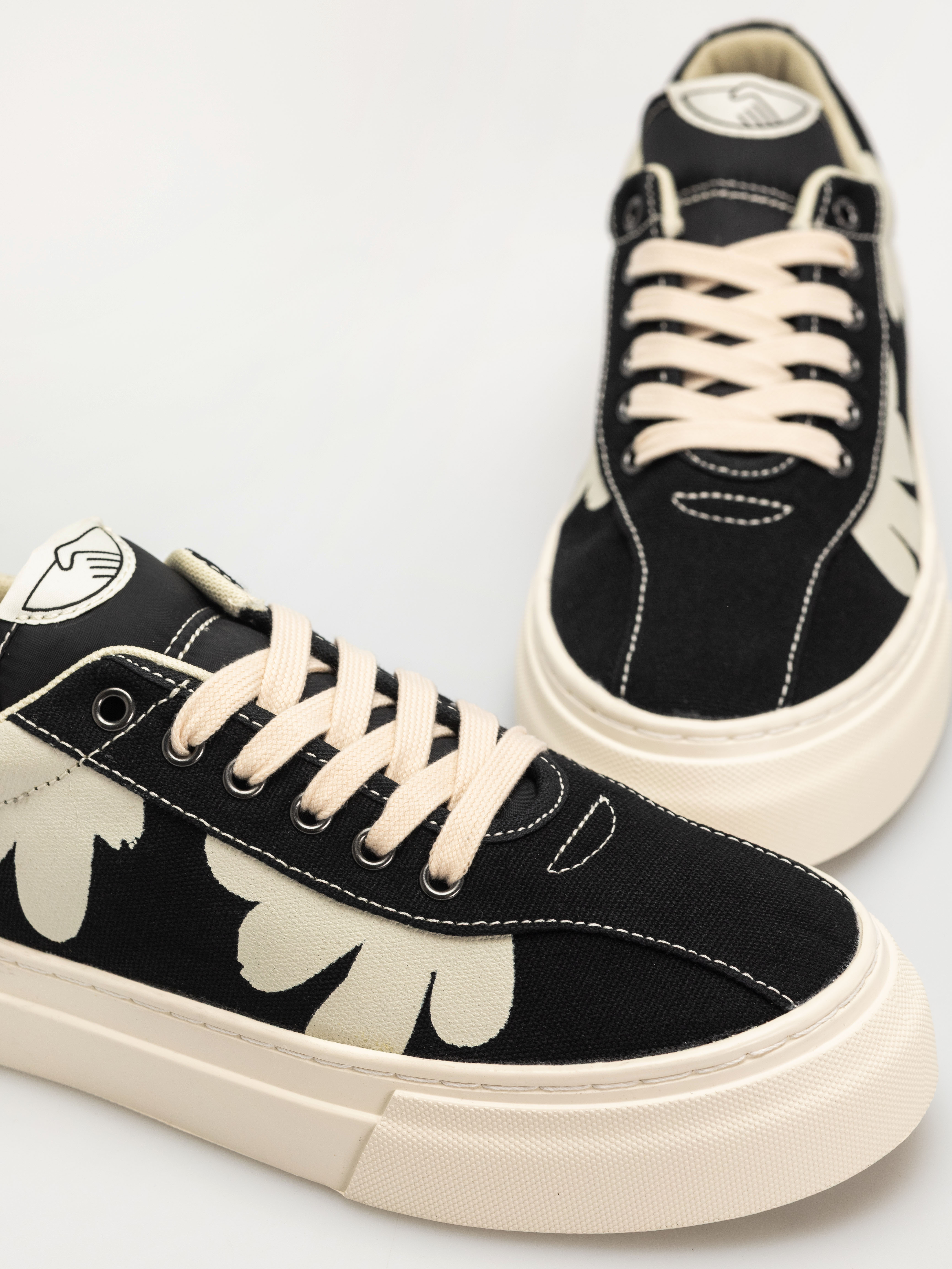 Взуття Stepney Workers Club Dellow (shroomhands canvas black/white)
