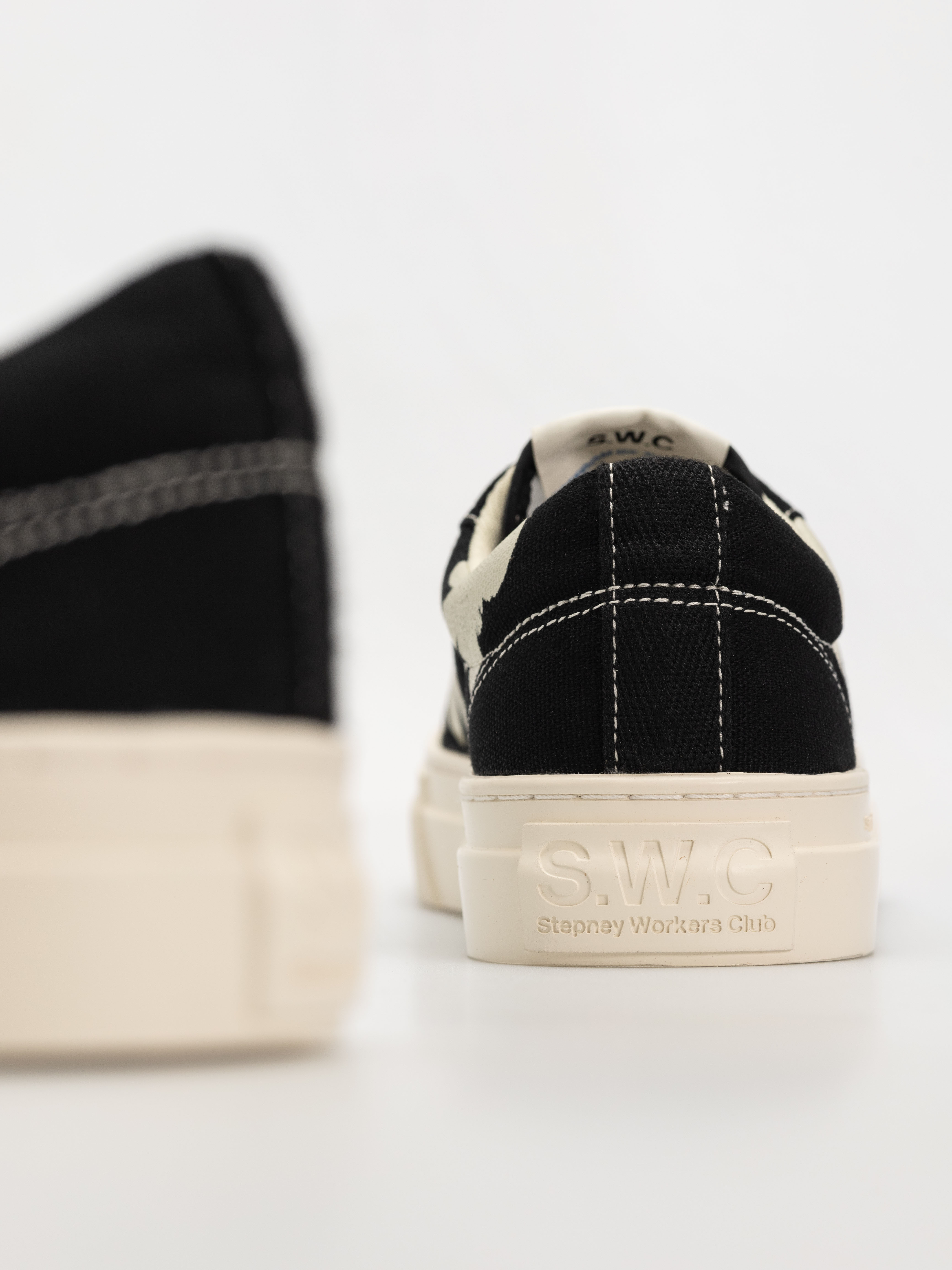 Взуття Stepney Workers Club Dellow (shroomhands canvas black/white)