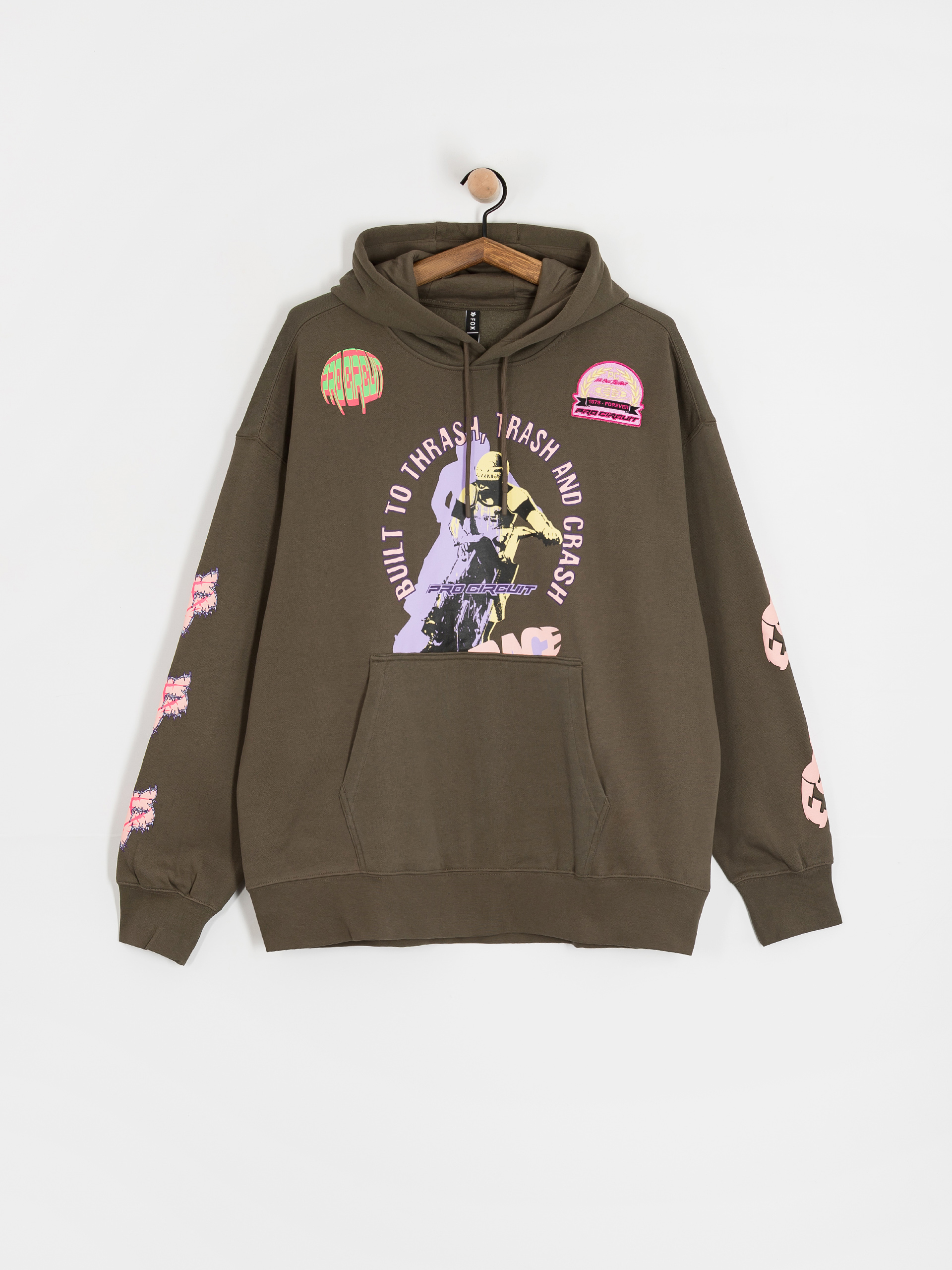 Худі Fox Pro Circuit Oversized HD (military)