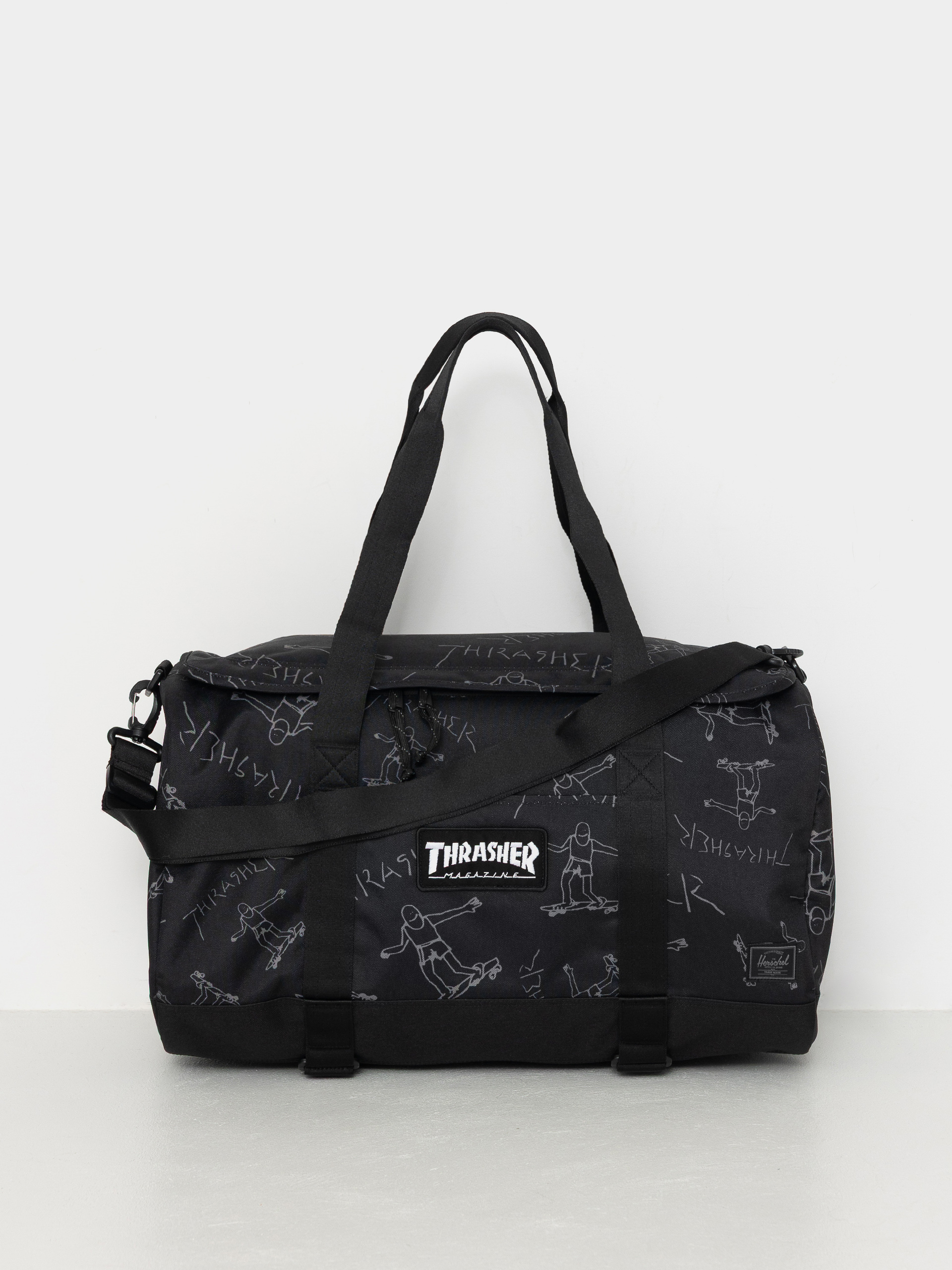 Сумка Herschel Supply Co. X Thrasher Gonz Heritage Skate Duffle (black)