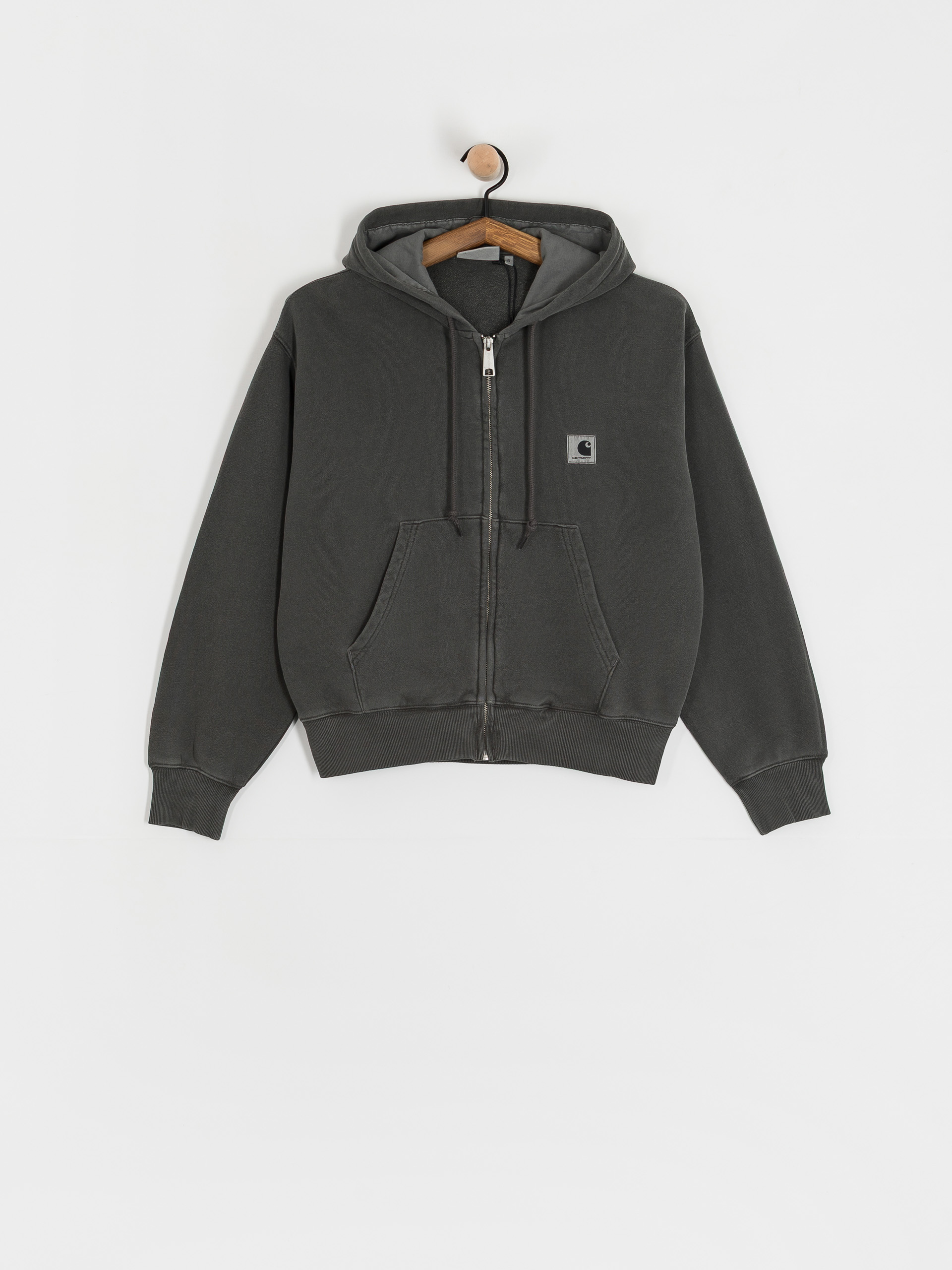 Худі Carhartt WIP Nelson ZHD Wmn (black/garment dyed)