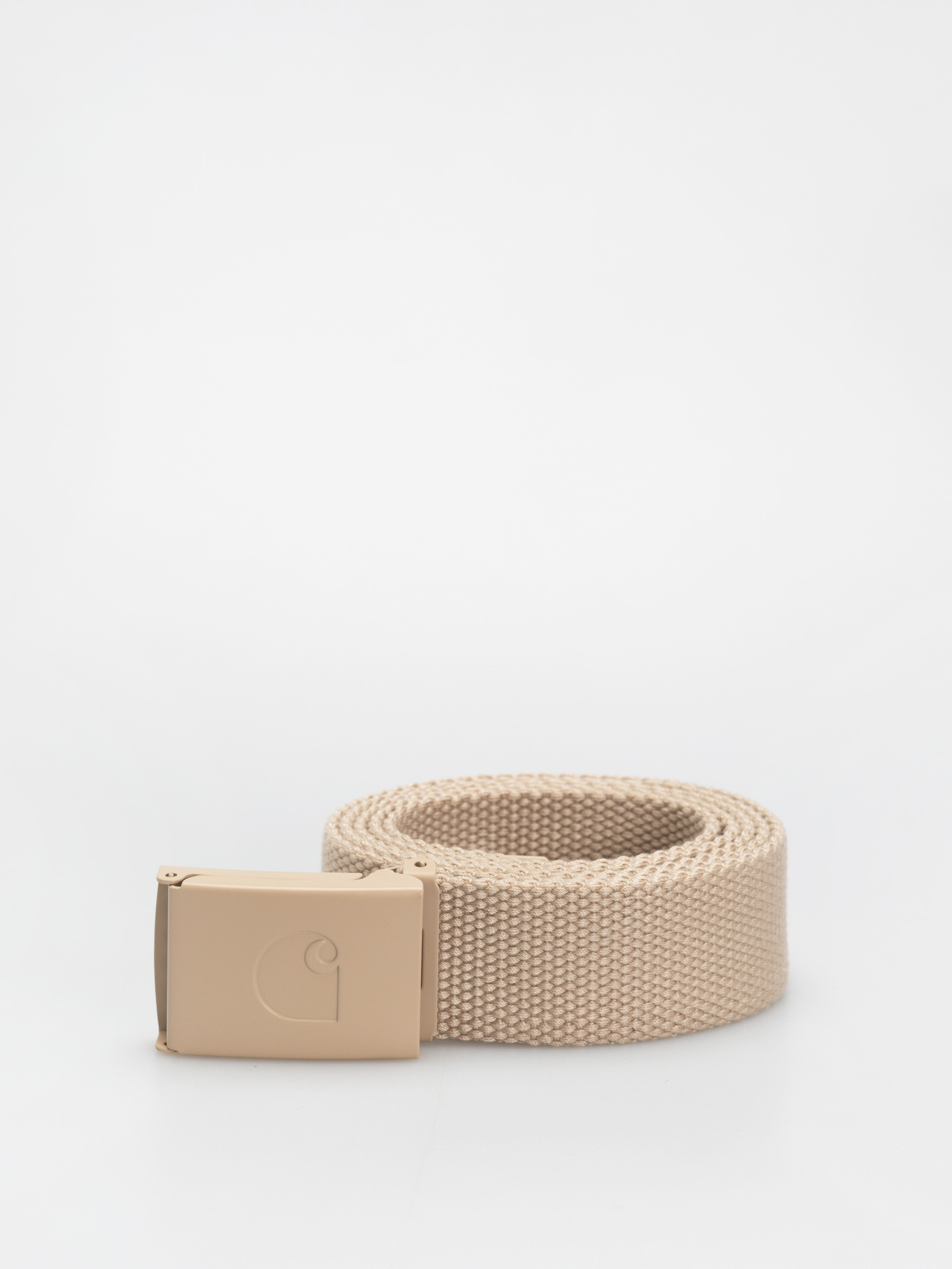 Ремінь Carhartt WIP C Logo Tonal (fleur de sel/white)