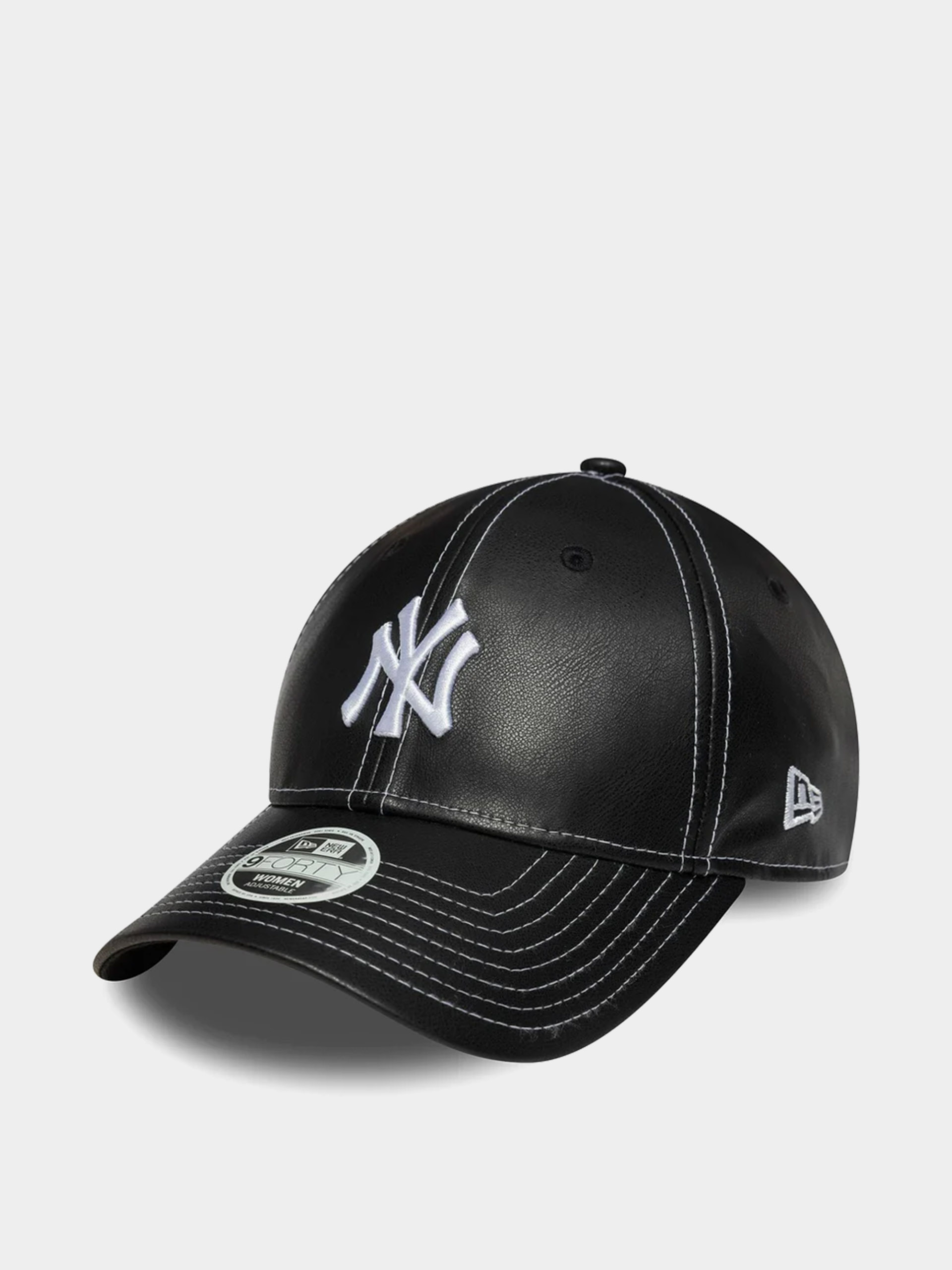 Кепка New Era Topstitch Pu 9Forty New York Yankees Wmn (black)