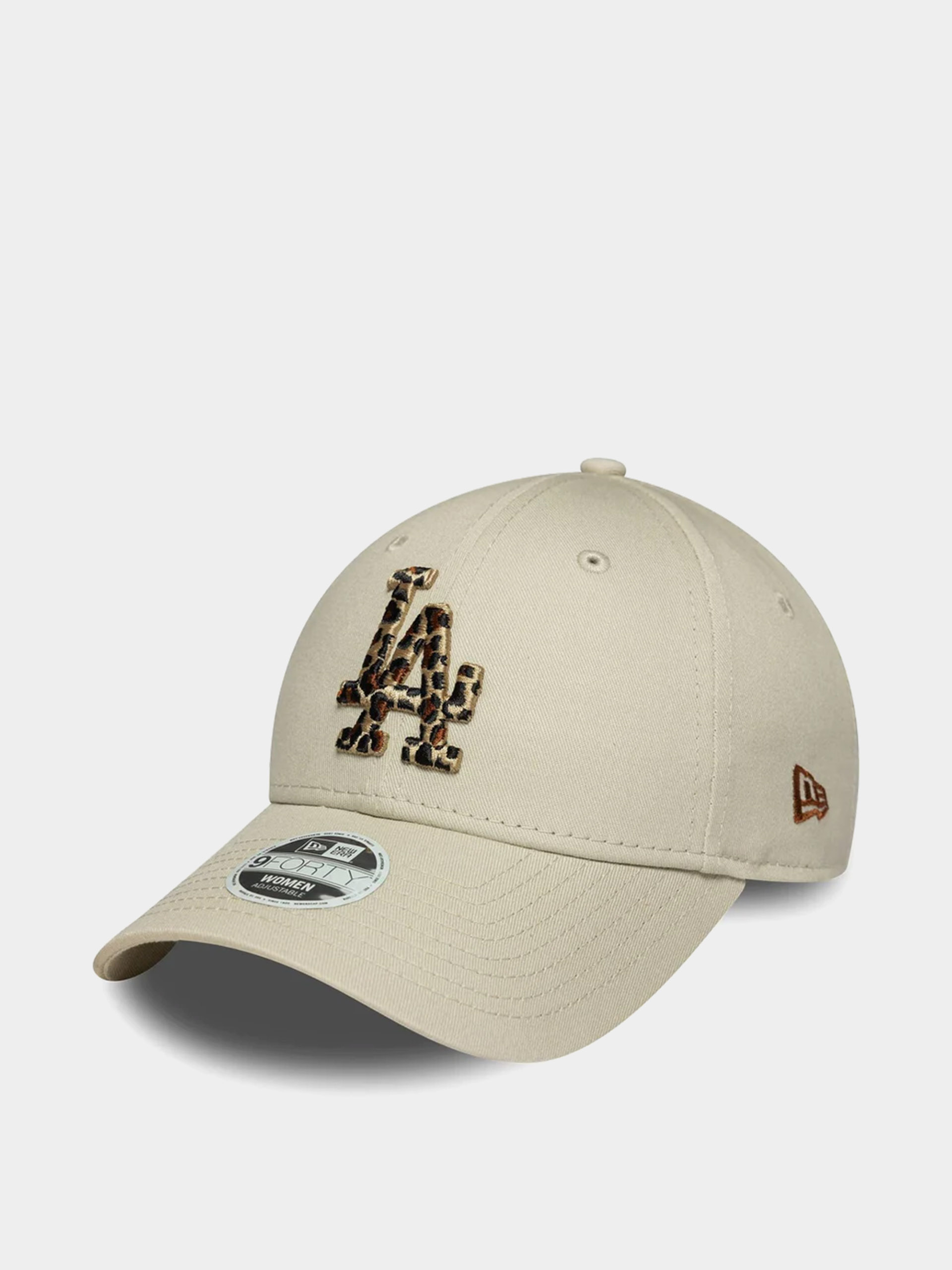 Кепка New Era Leopard Infill 9Forty Los Angeles Dodgers Wmn (stone)
