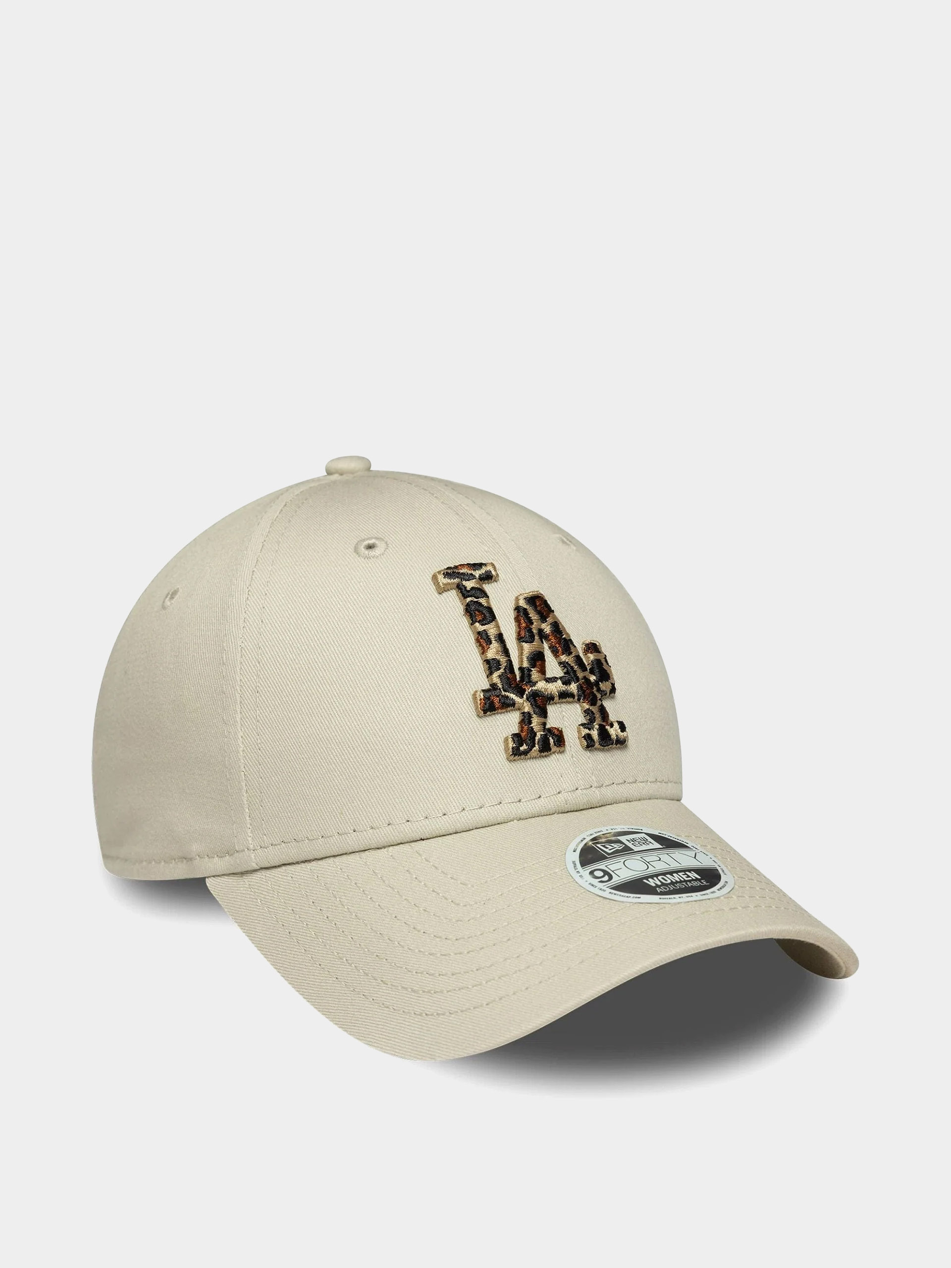 Кепка New Era Leopard Infill 9Forty Los Angeles Dodgers Wmn (stone)