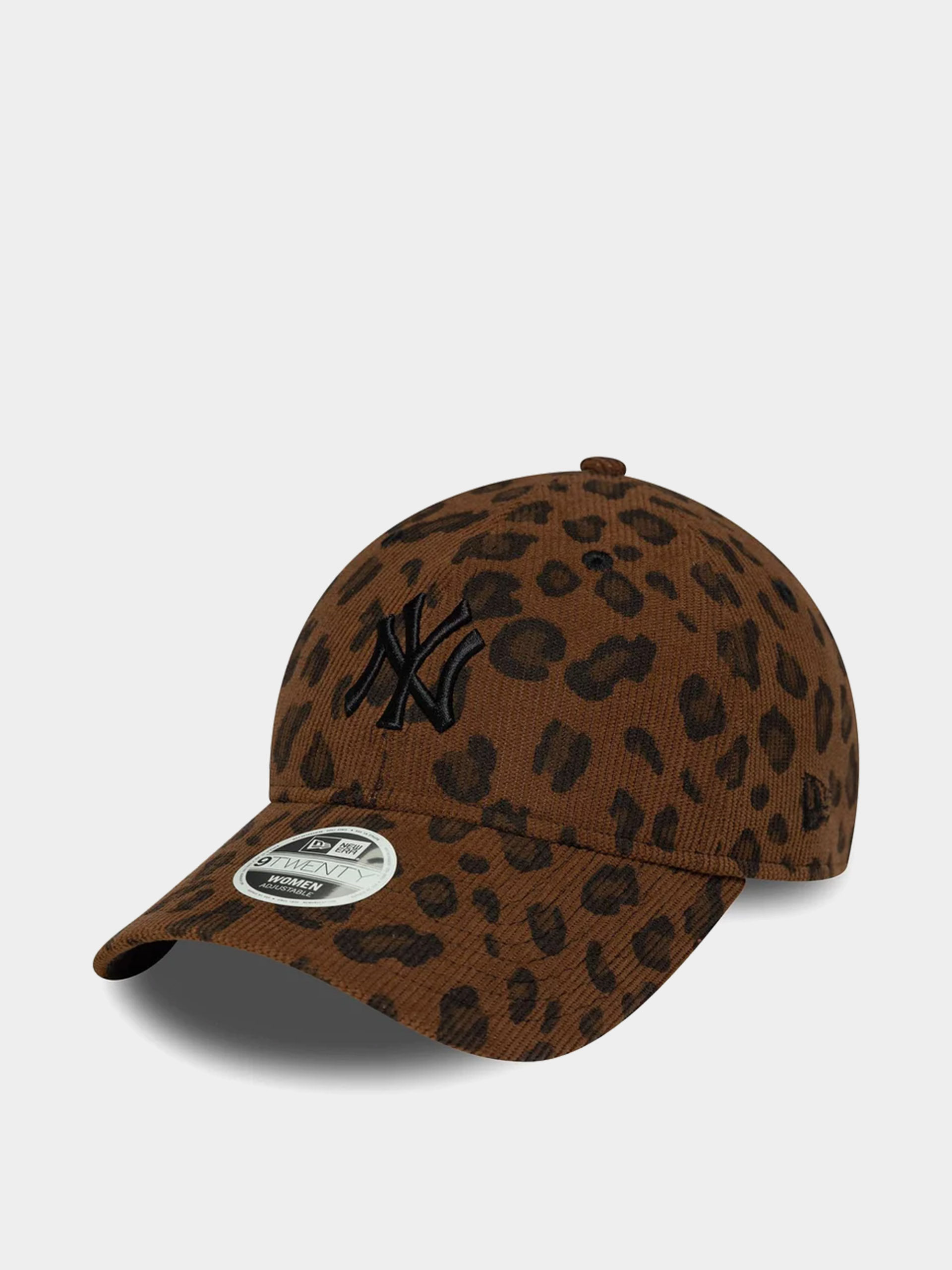 Кепка New Era Leopard Cord 9Twenty New York Yankees Wmn (brown)