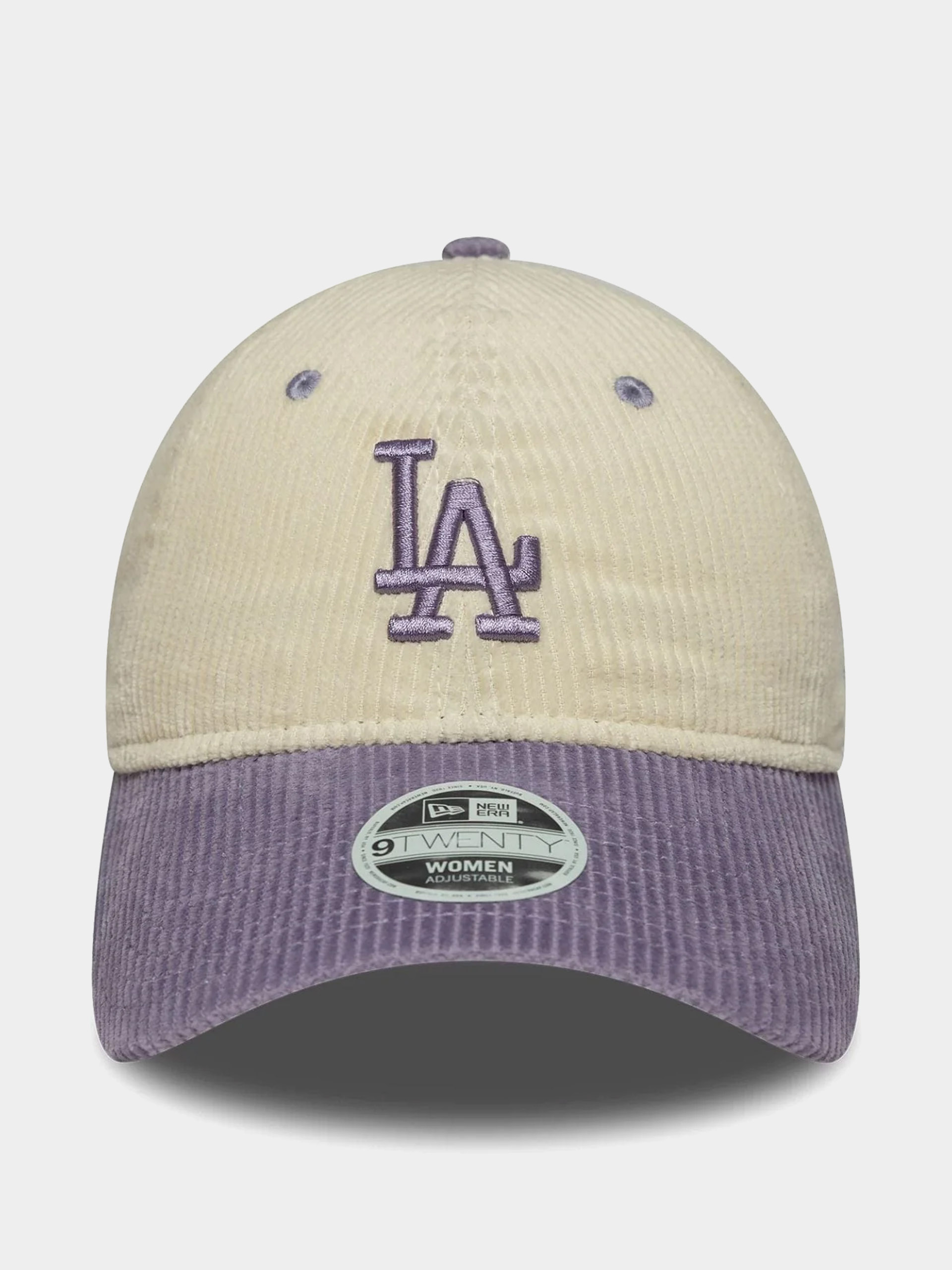 Кепка New Era Block Cord 9Twenty Los Angeles Dodgers Wmn (light cream/violet)