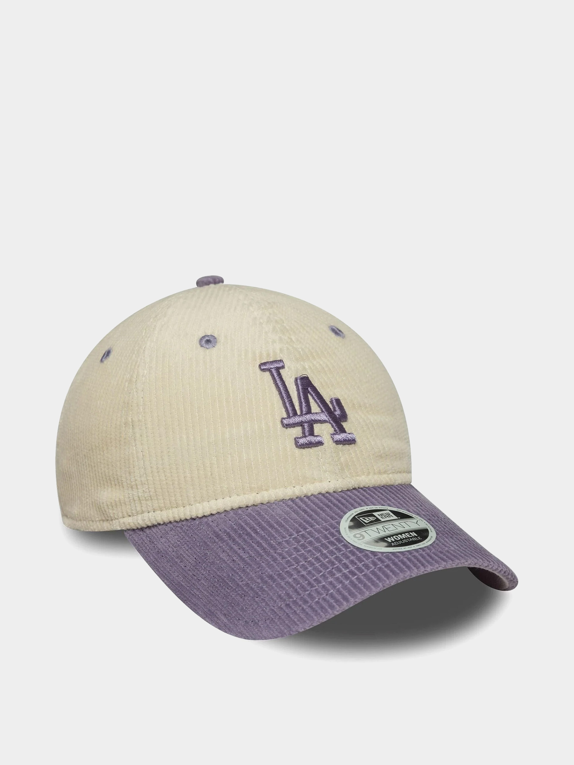 Кепка New Era Block Cord 9Twenty Los Angeles Dodgers Wmn (light cream/violet)