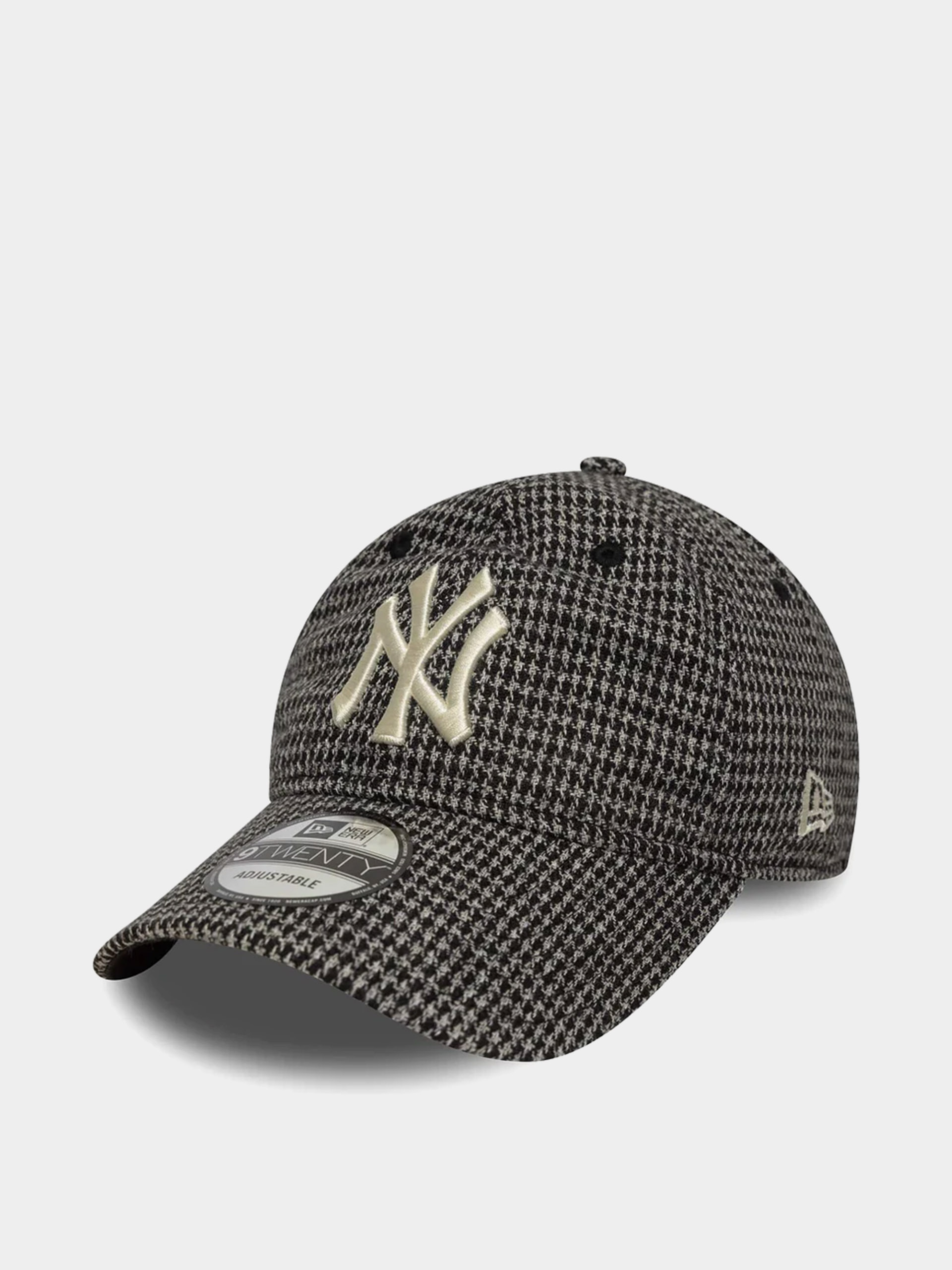 Кепка New Era Houndstooth 9Twenty New York Yankees (black)