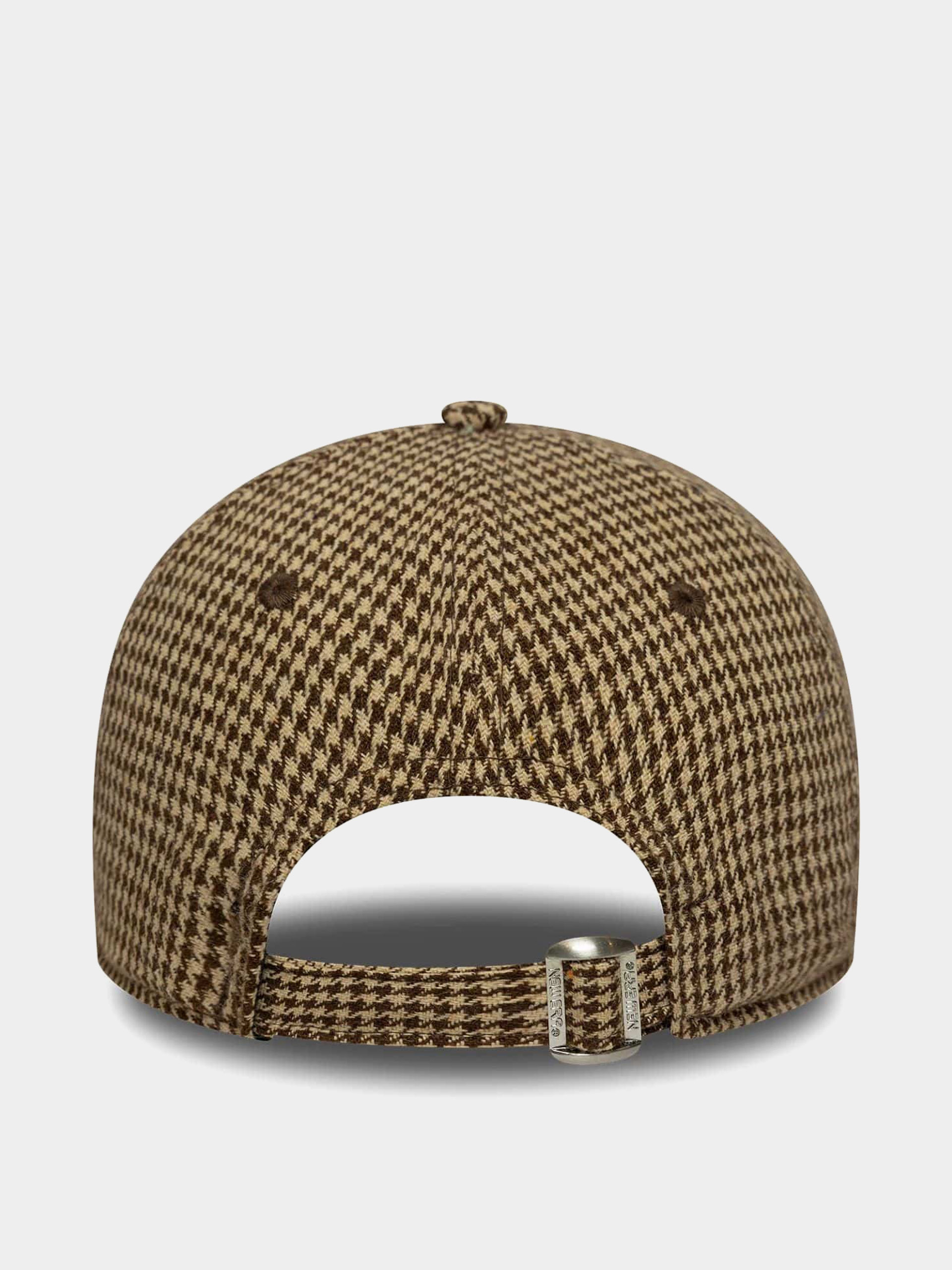 Кепка New Era Houndstooth 9Twenty Los Angeles Dodgers (brown)