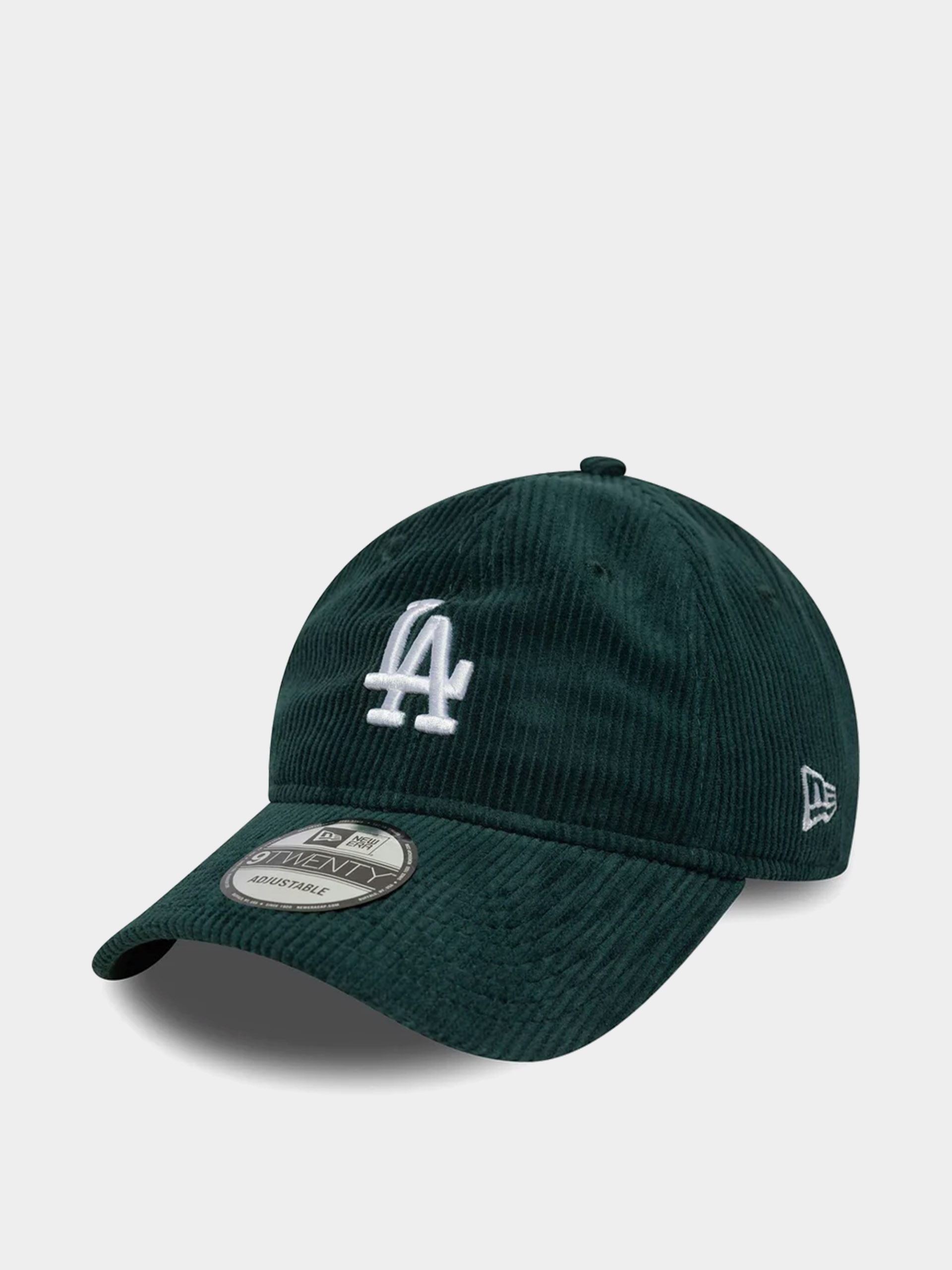 Кепка New Era Cord 9Twenty Los Angeles Dodgers (dark green)