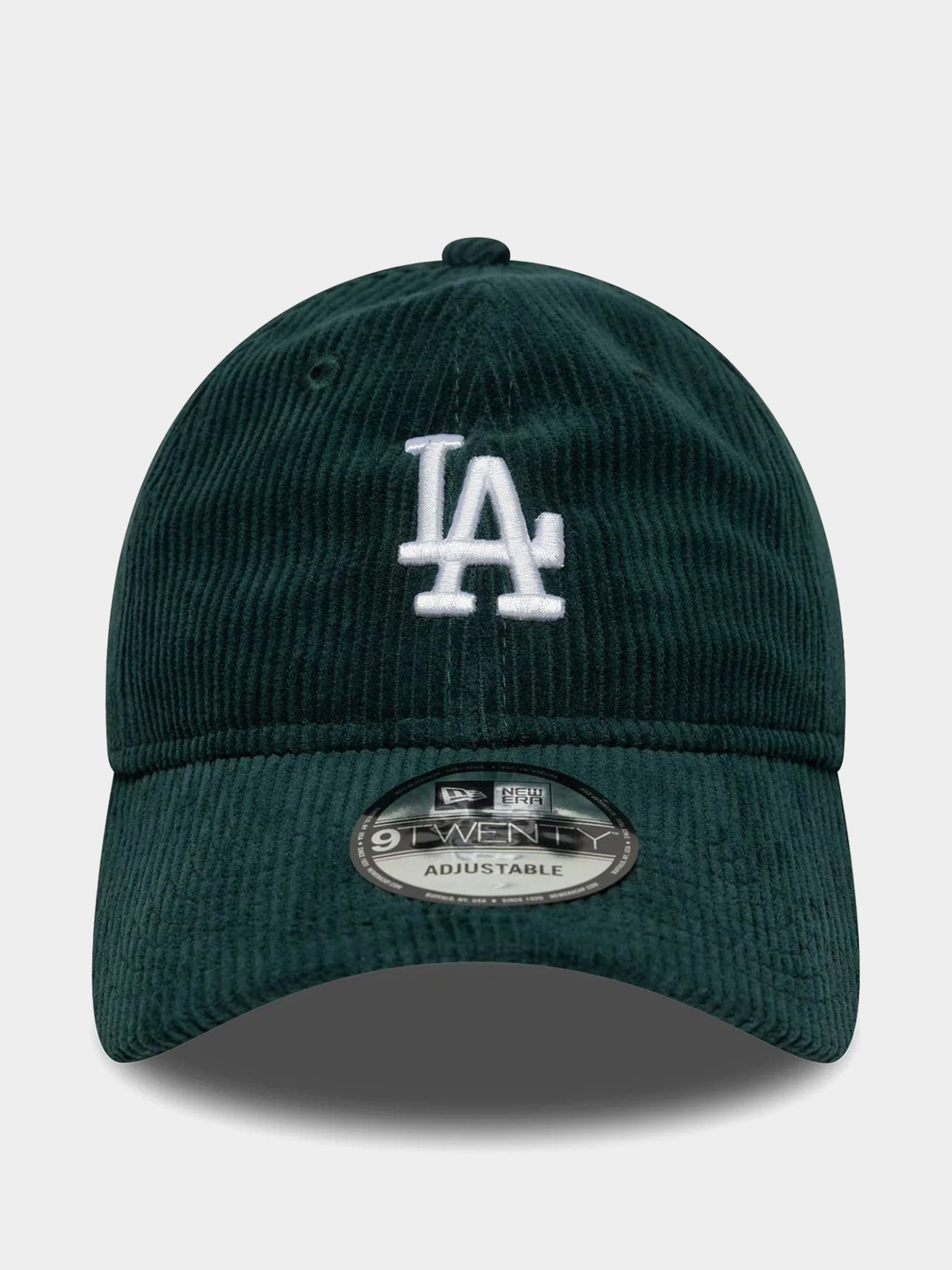 Кепка New Era Cord 9Twenty Los Angeles Dodgers (dark green)