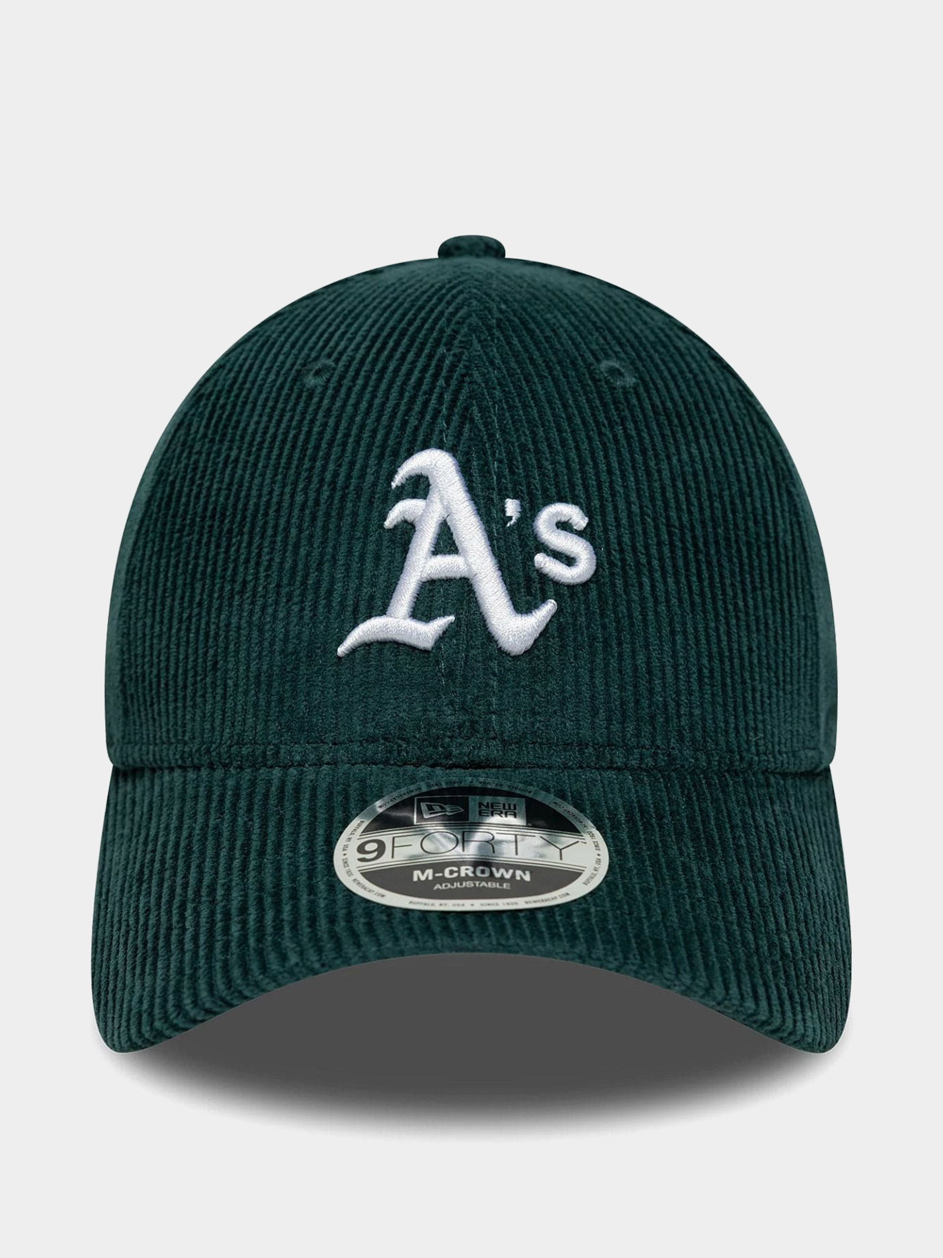 Кепка New Era Cord 9Forty Mcrown Oakland Athletics (dark green)