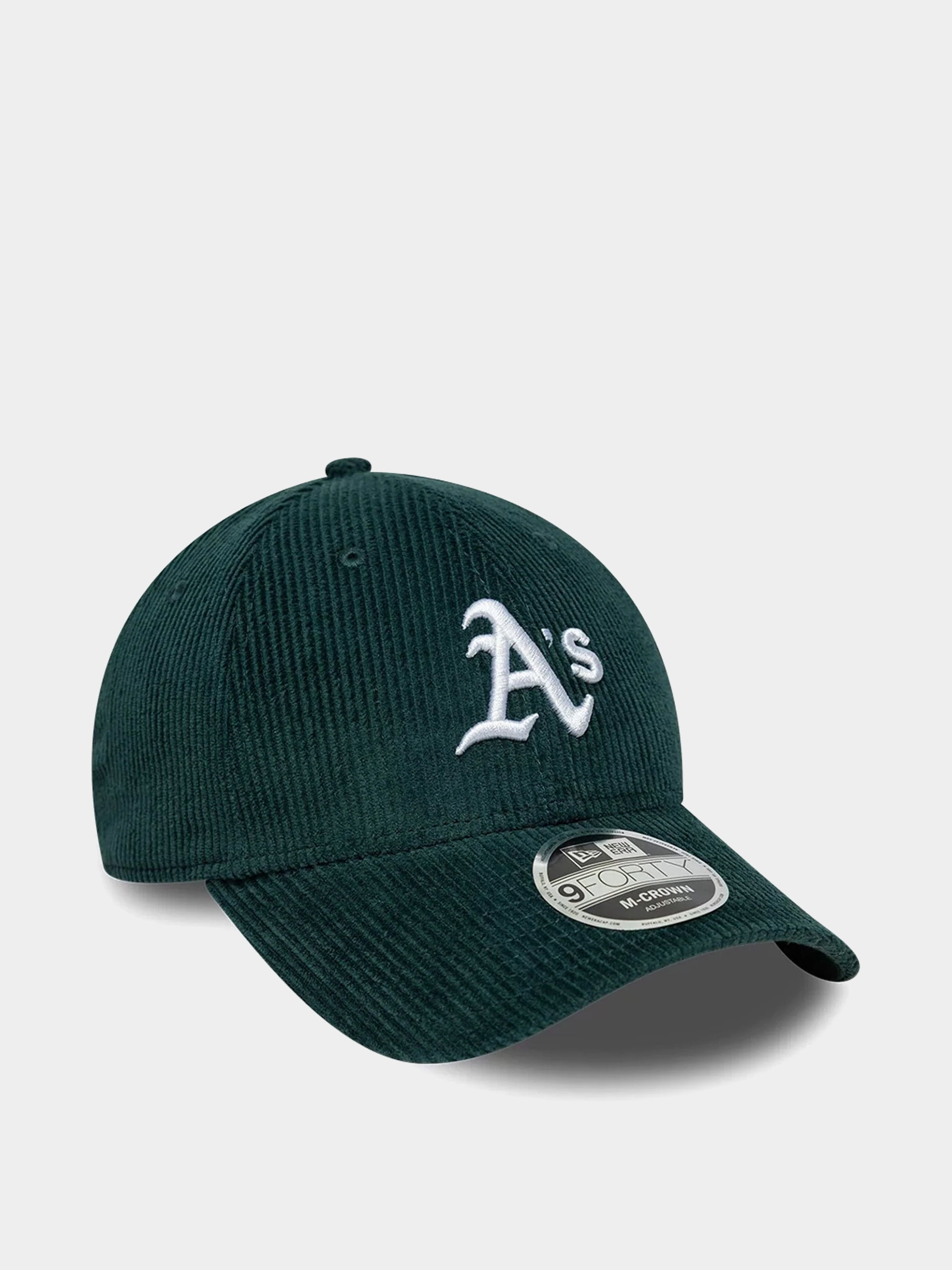 Кепка New Era Cord 9Forty Mcrown Oakland Athletics (dark green)